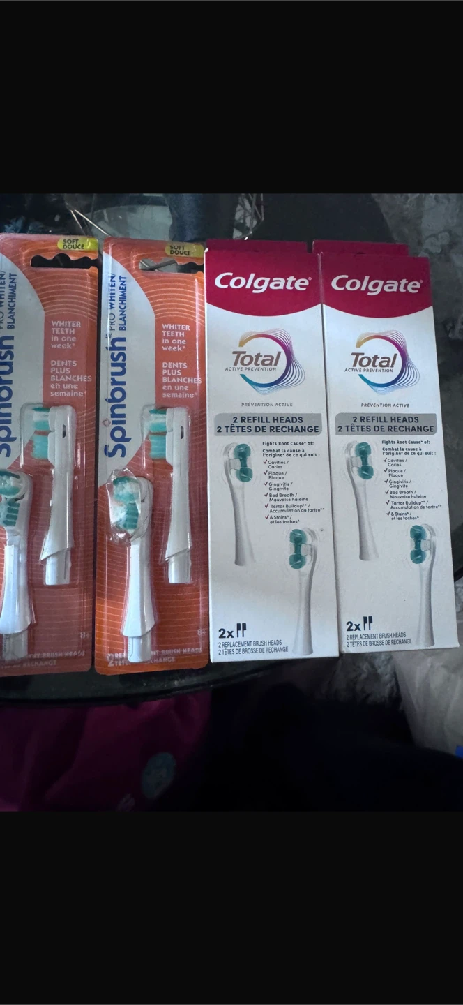 Colgate Total Active Prevention Refill Heads (4 pack)