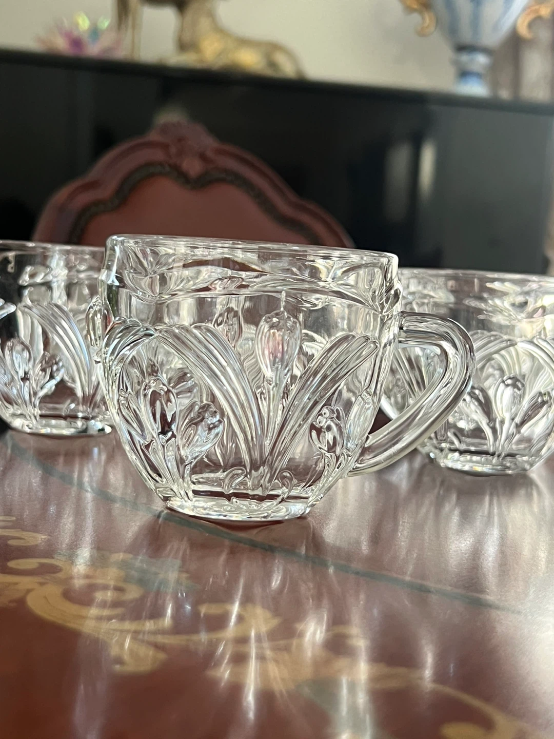 Set of 6 Crystal Glass Cups - photo 2