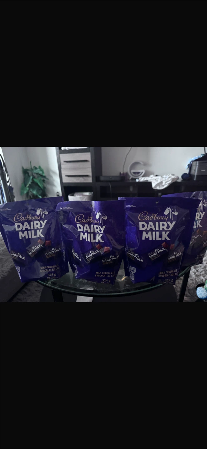Cadbury Dairy Milk Chocolate Pouches (324g each)