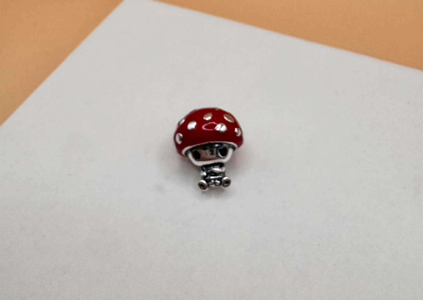 Red Mushroom Charm s925 - photo 5