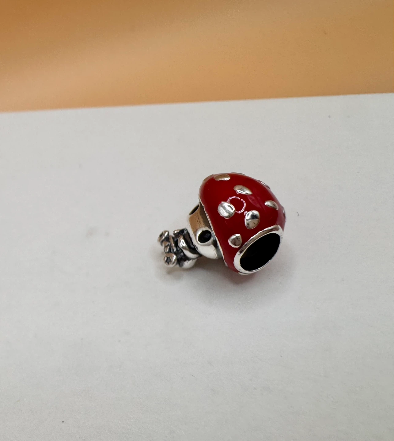Red Mushroom Charm s925