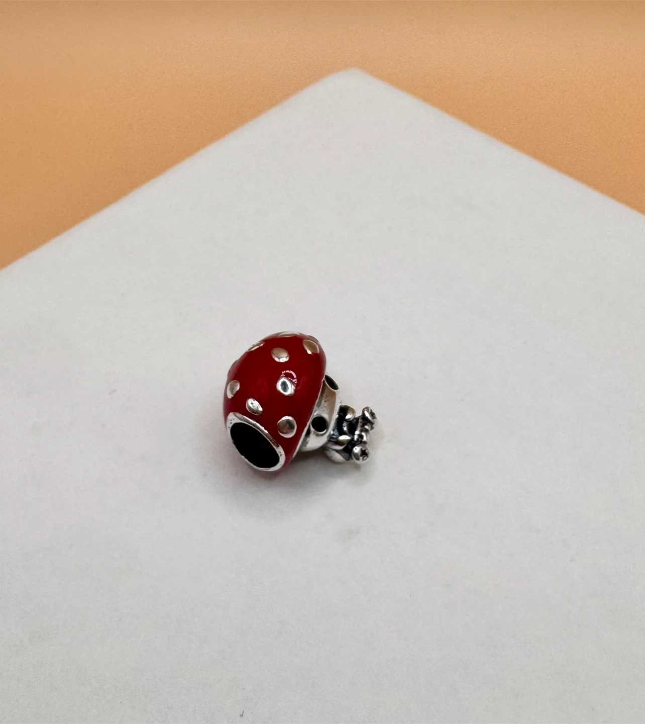Red Mushroom Charm s925 - photo 2