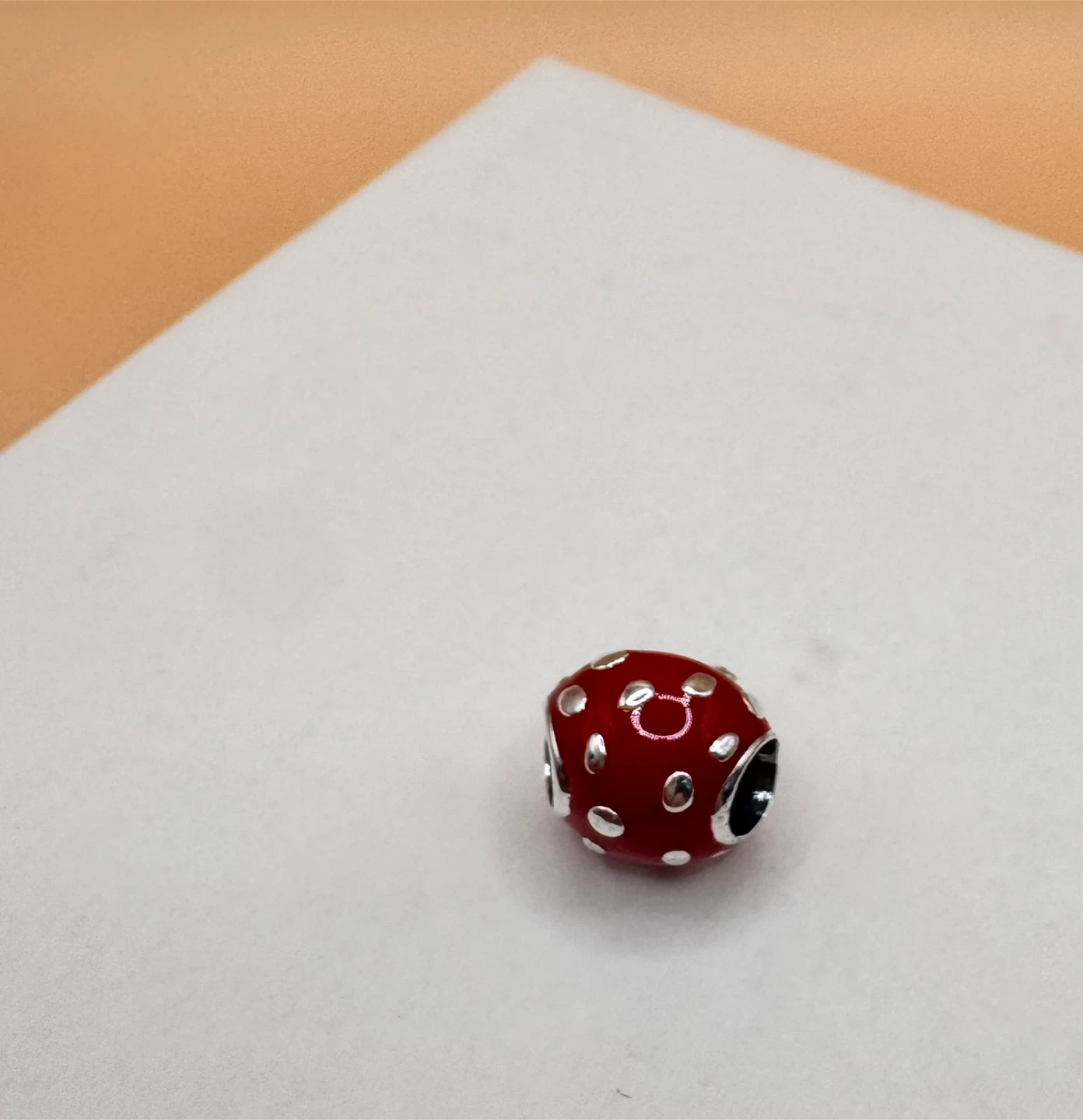 Red Mushroom Charm s925 - photo 3