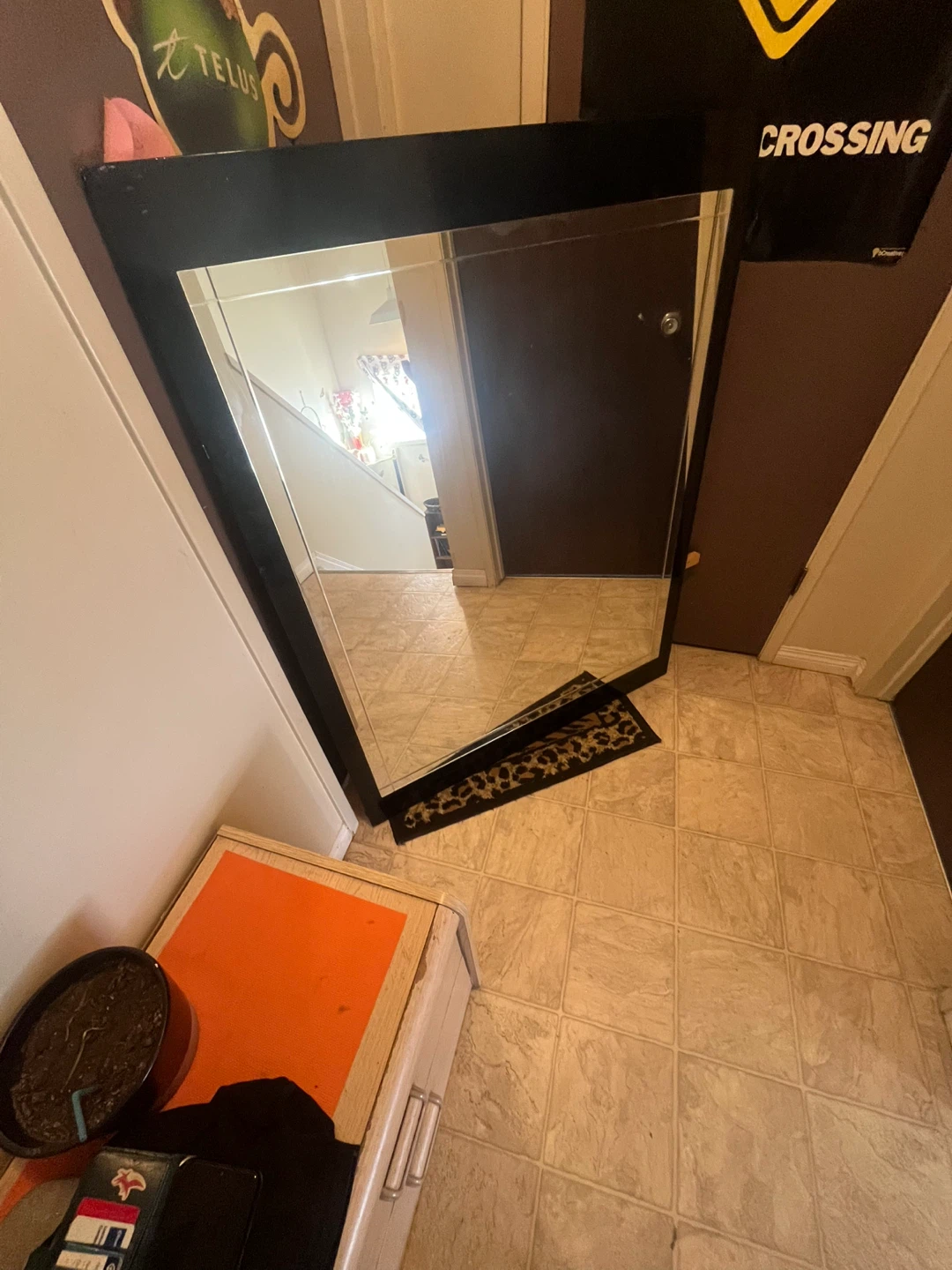 Black Framed Mirror