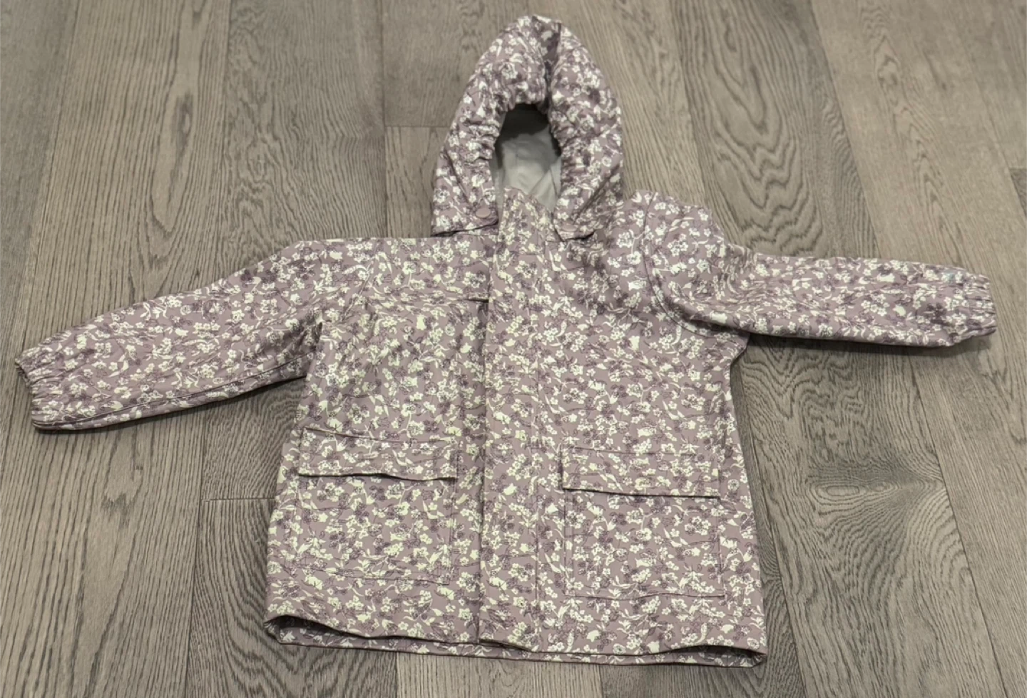 Like New! Wheat Kids Rainwear Set - Olaj Rose Flowers (2y) - photo 2