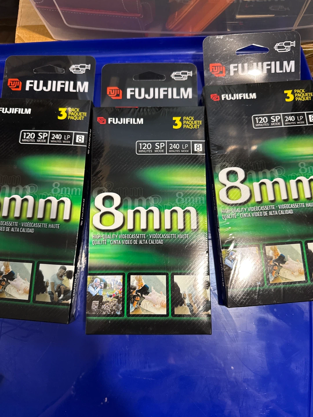 Fujifilm 8mm High-Quality Videocassettes - 3 Pack