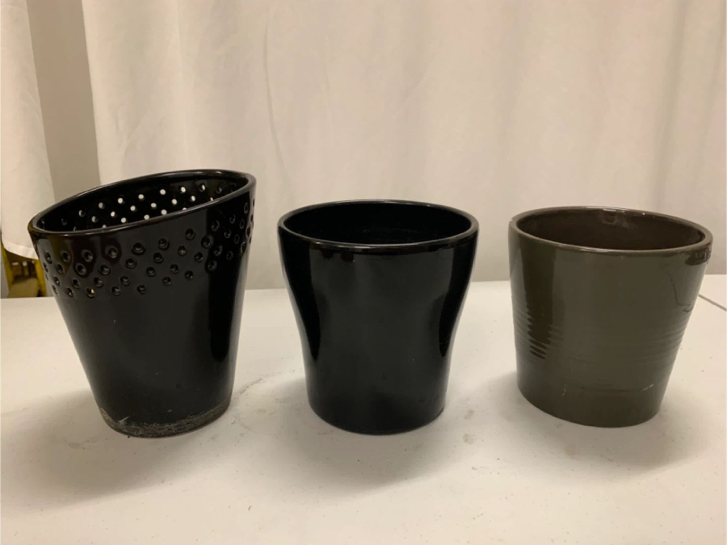 Spring Indoor Planter Bundle: 6 Ceramic Pots & Watering Can - photo 5