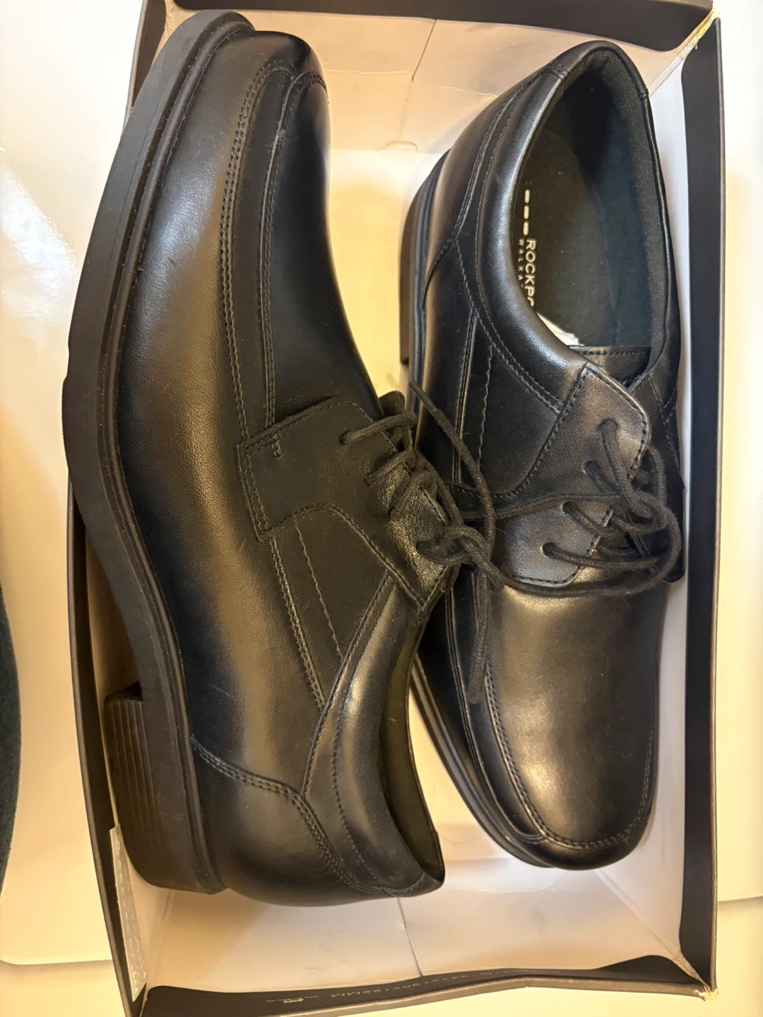 Rockport Men's Dress Shoes Black Leather Size 11.5W - photo 2