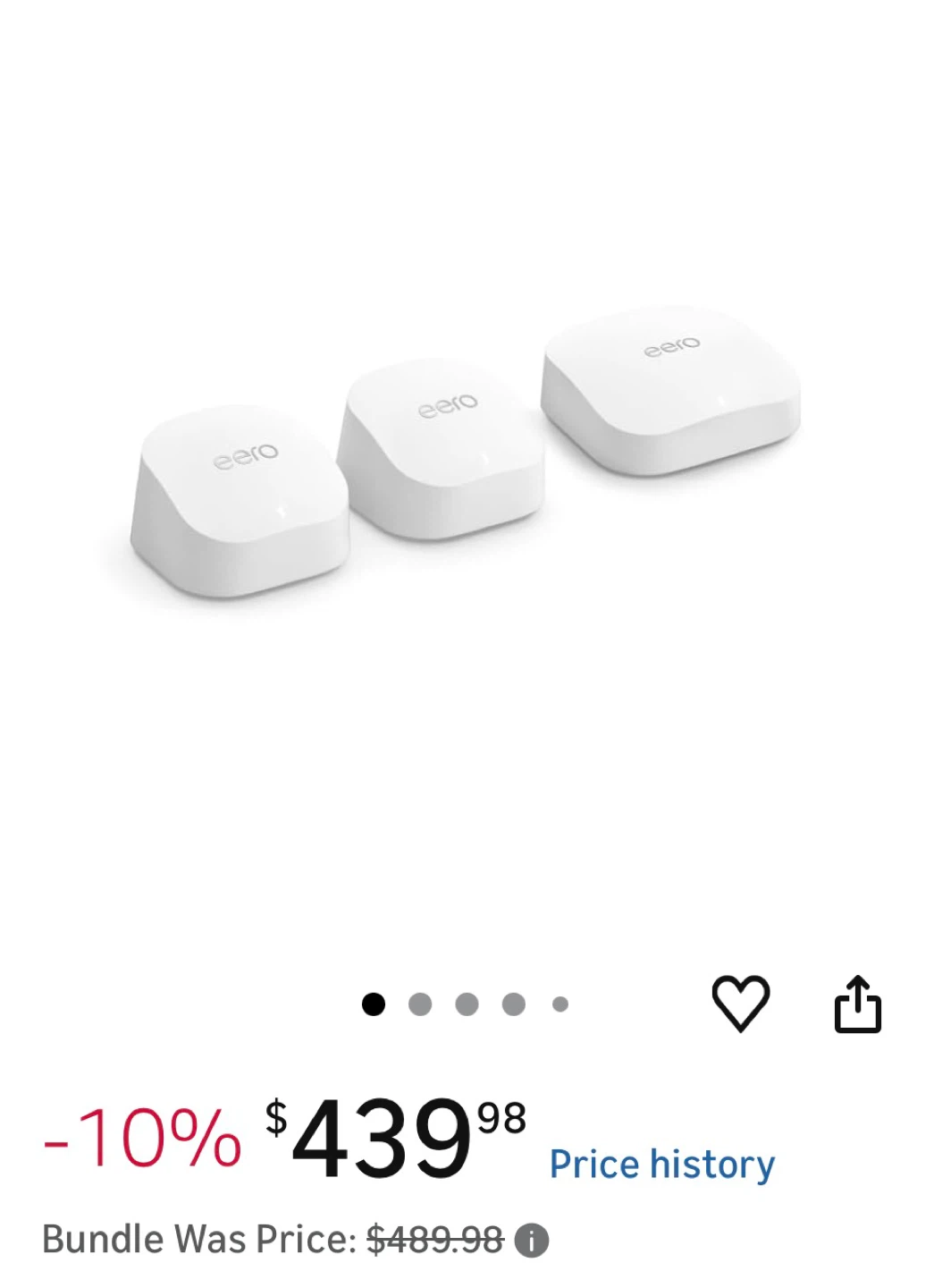 Eero Pro 6 Mesh WiFi System (4-pack) - photo 4