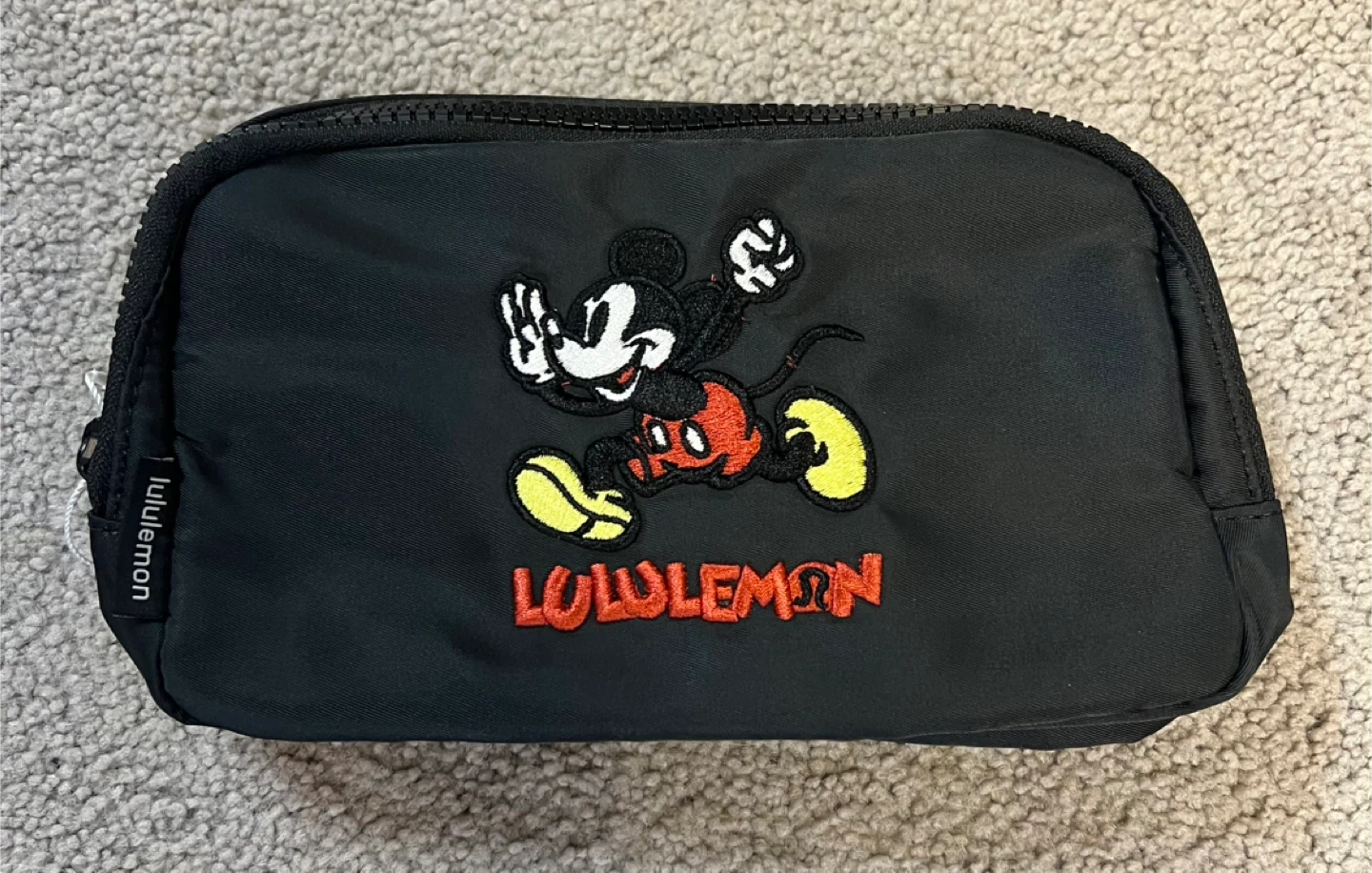 Lululemon x Disney Mickey Mouse Everywhere Belt Bag Black