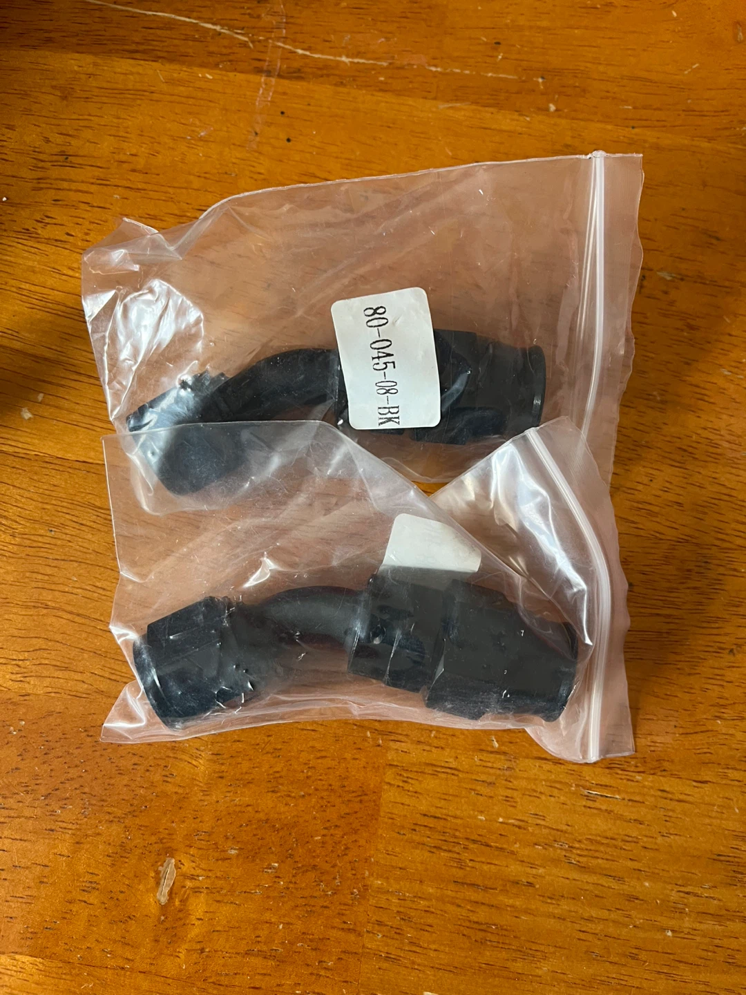Black 45 Degree Hose Fittings (2 Pieces) - photo 2