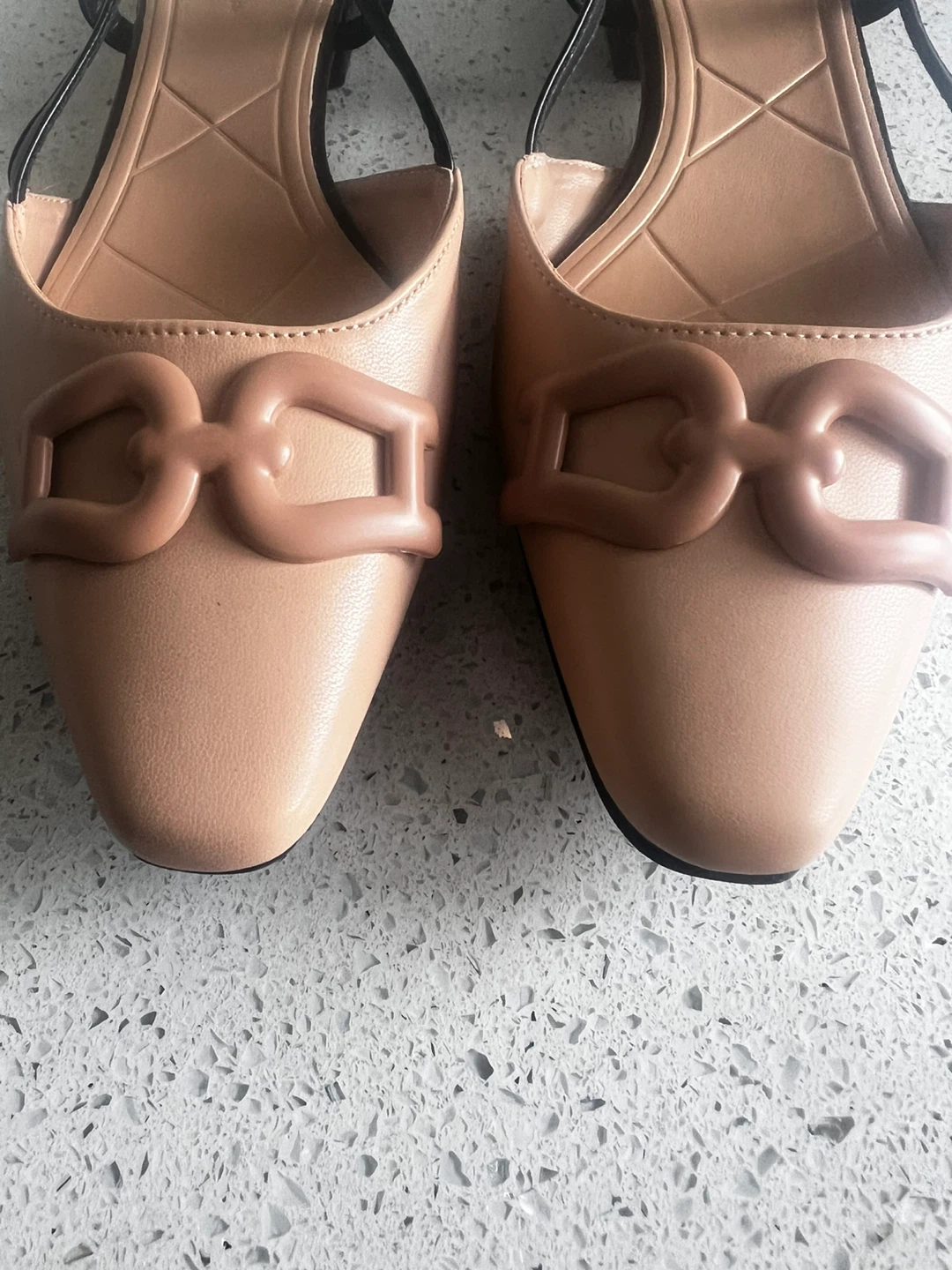 NEW Nude Slingback Flats Size 8 - photo 5