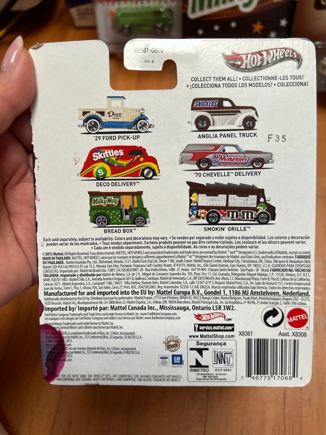 Hot Wheels 3 Musketeers Chevelle 🚗 Chocolate Series - photo 3