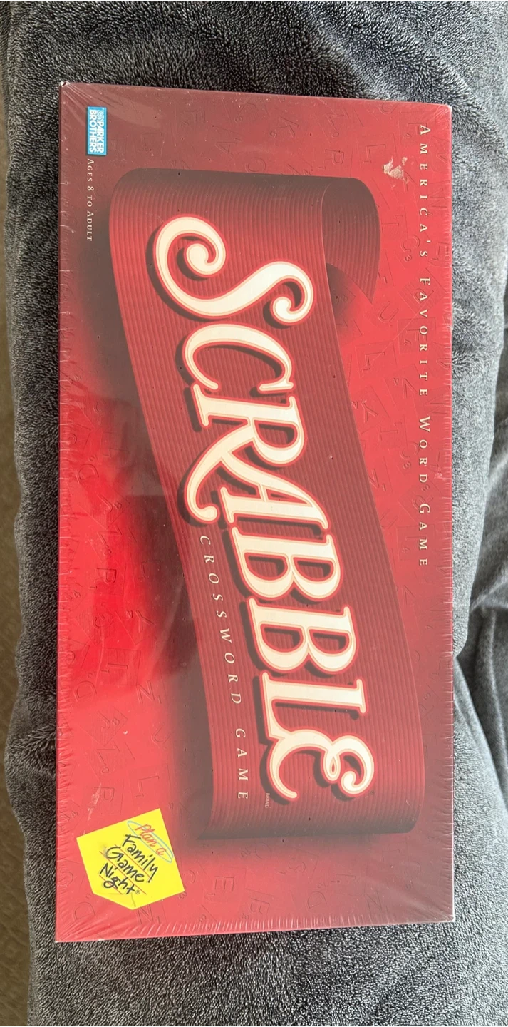 sealed Vintage 2001 Classic Scrabble crossword game