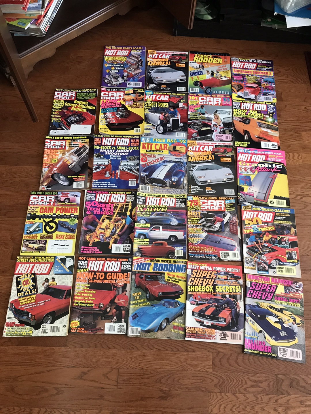 Lot of Hot Rod and Car Craft Magazines