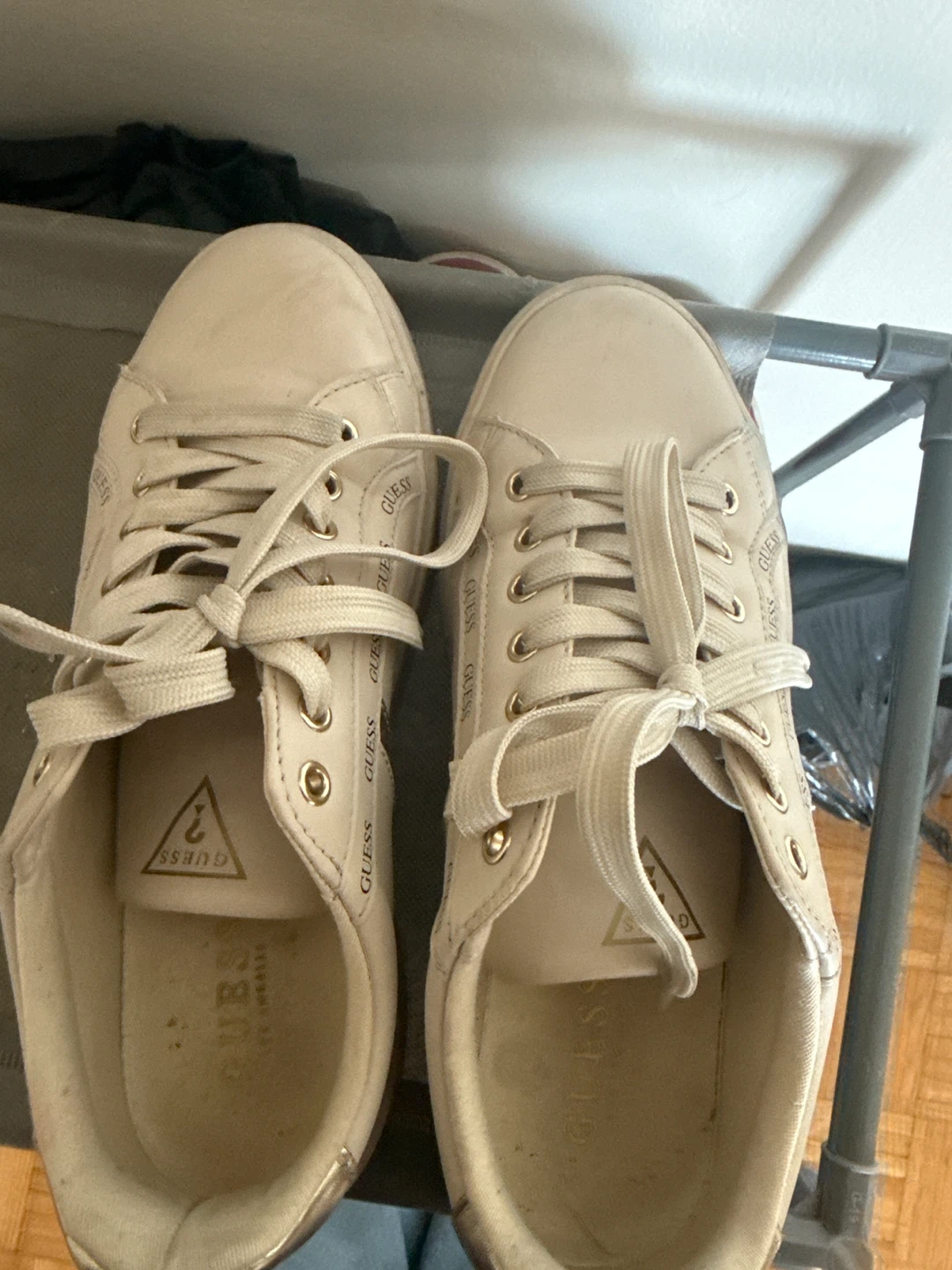 Guess Women's Cream Sneakers