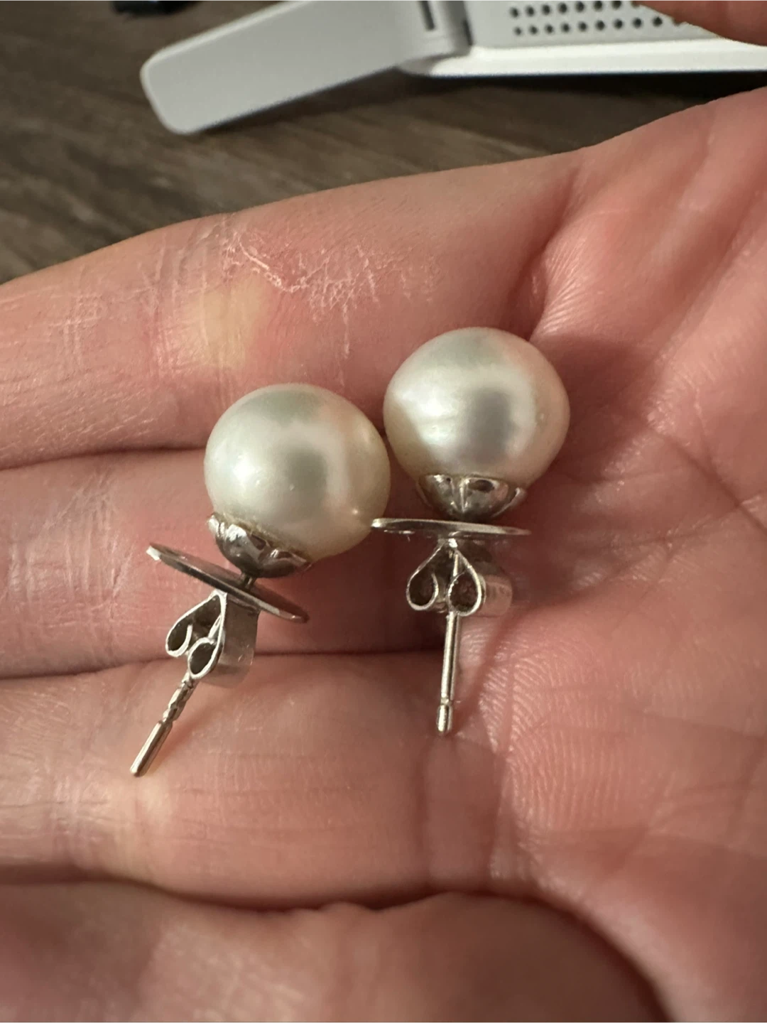 Set South Sea Pearl Earrings and Pendant with real dia