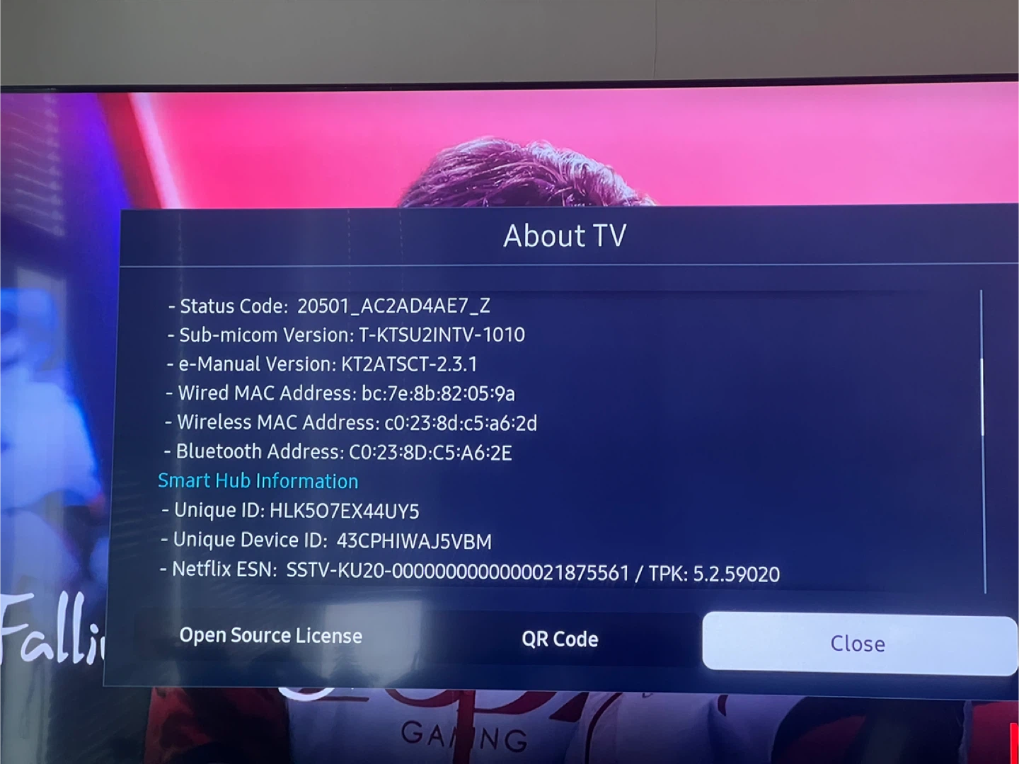 Samsung 65" 4K Smart TV UN65TU7000F - photo 3