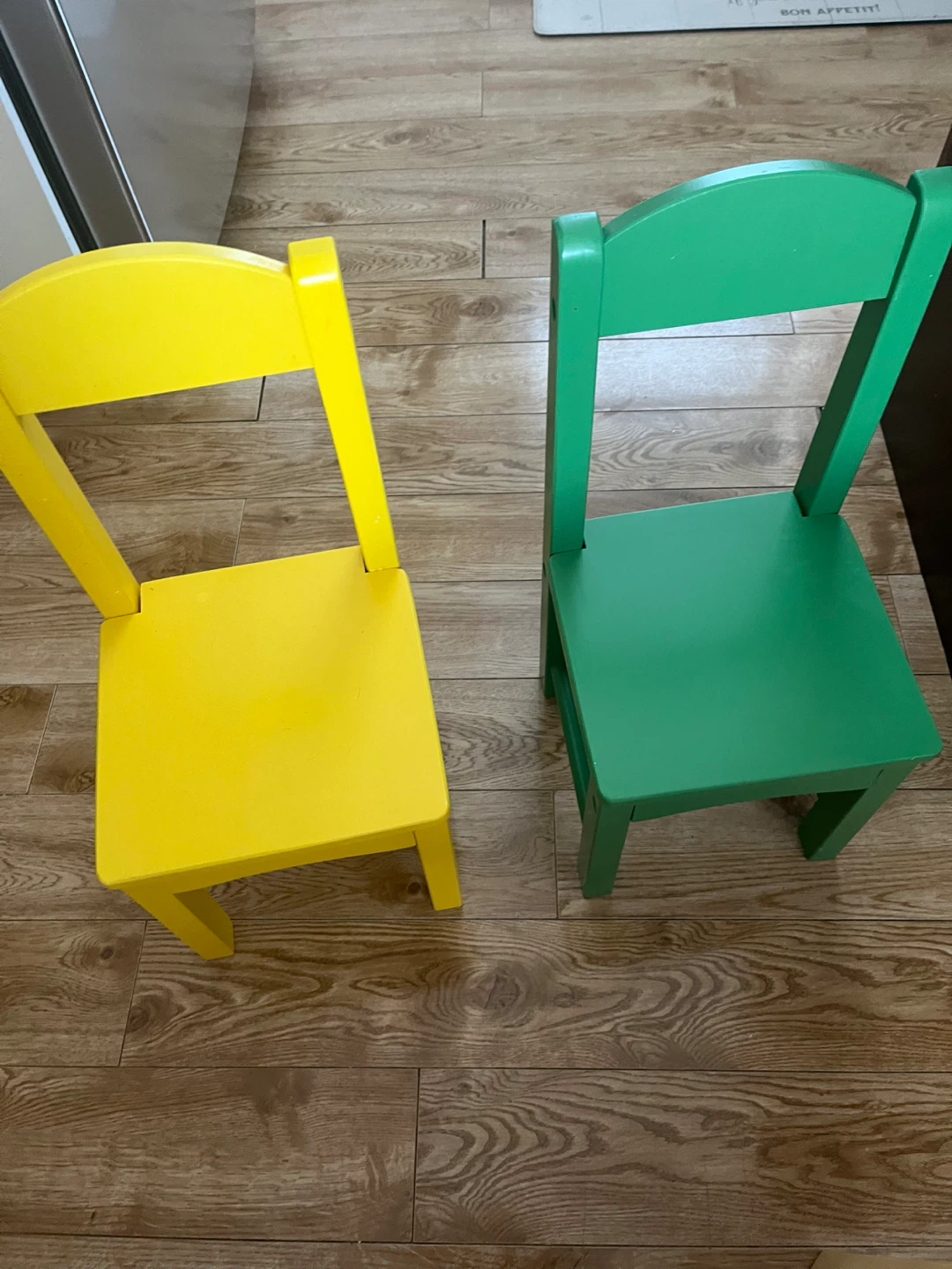 Kids Wooden Table and 4 Chairs Set - photo 3