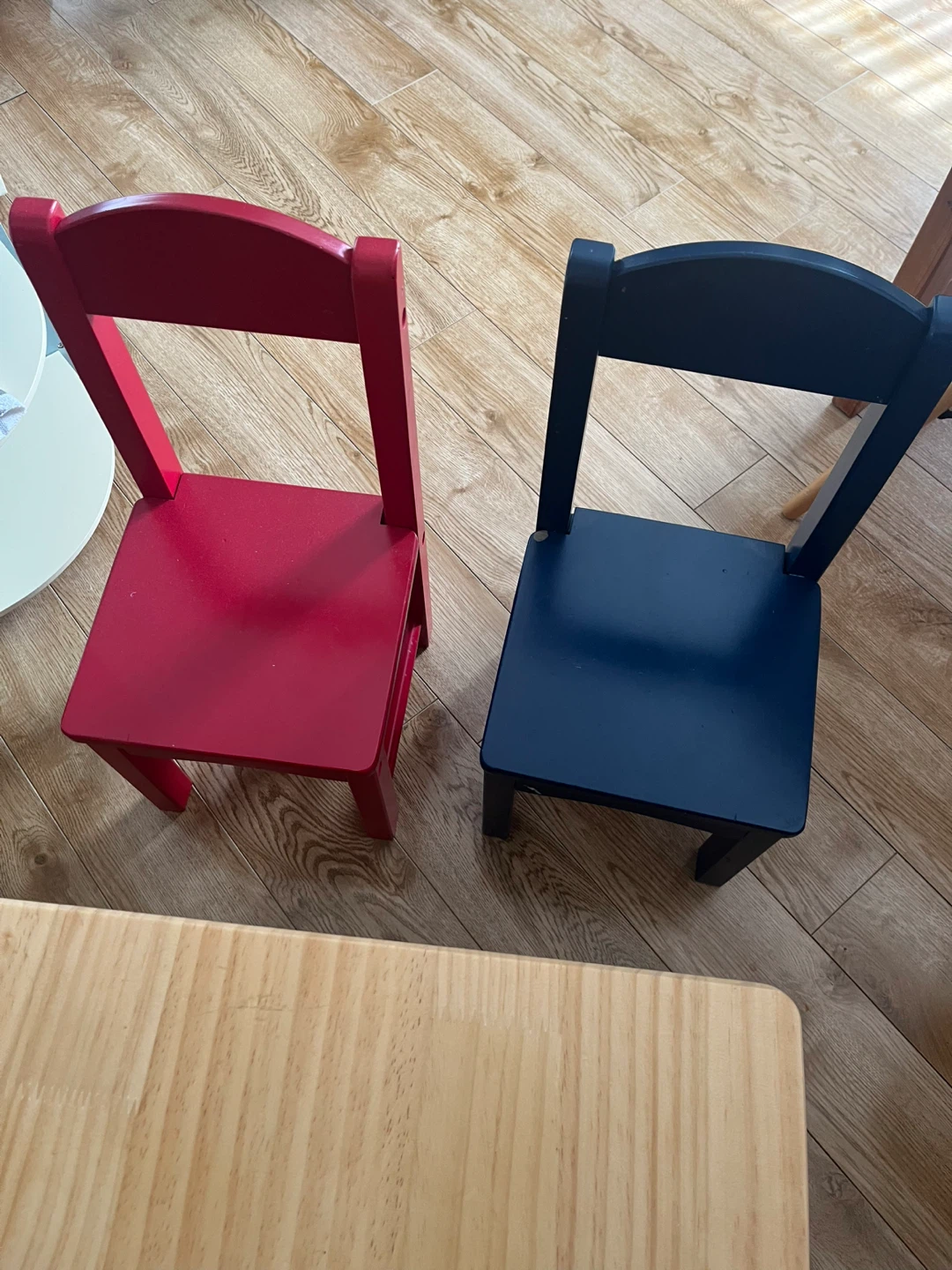 Kids Wooden Table and 4 Chairs Set - photo 2