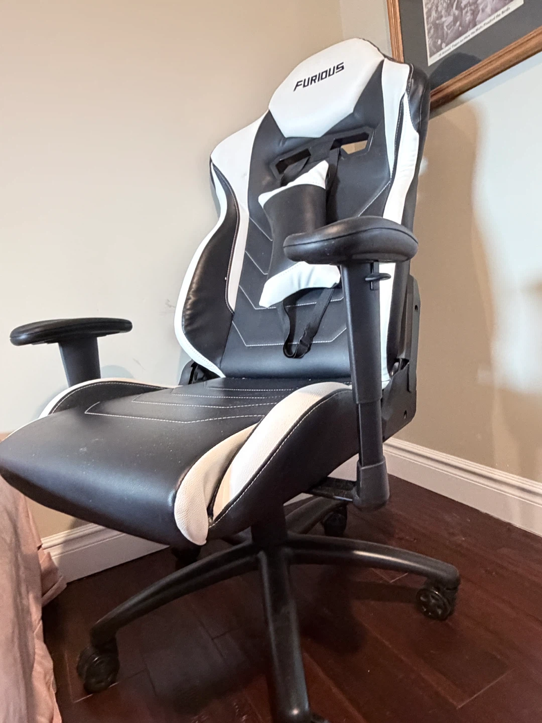 Furious Gaming Chair - Black and White - photo 2