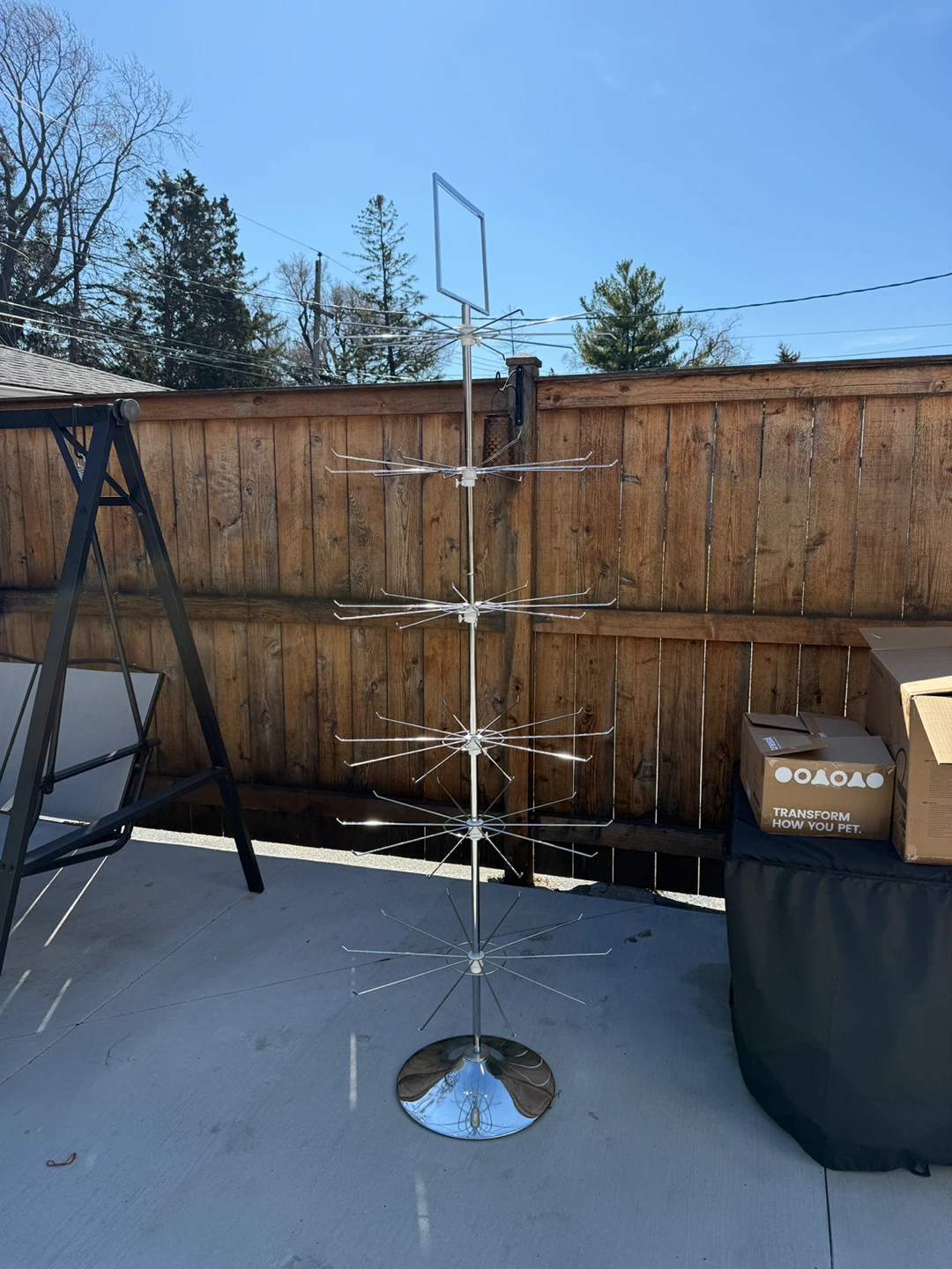 Rotating Display Rack Stand