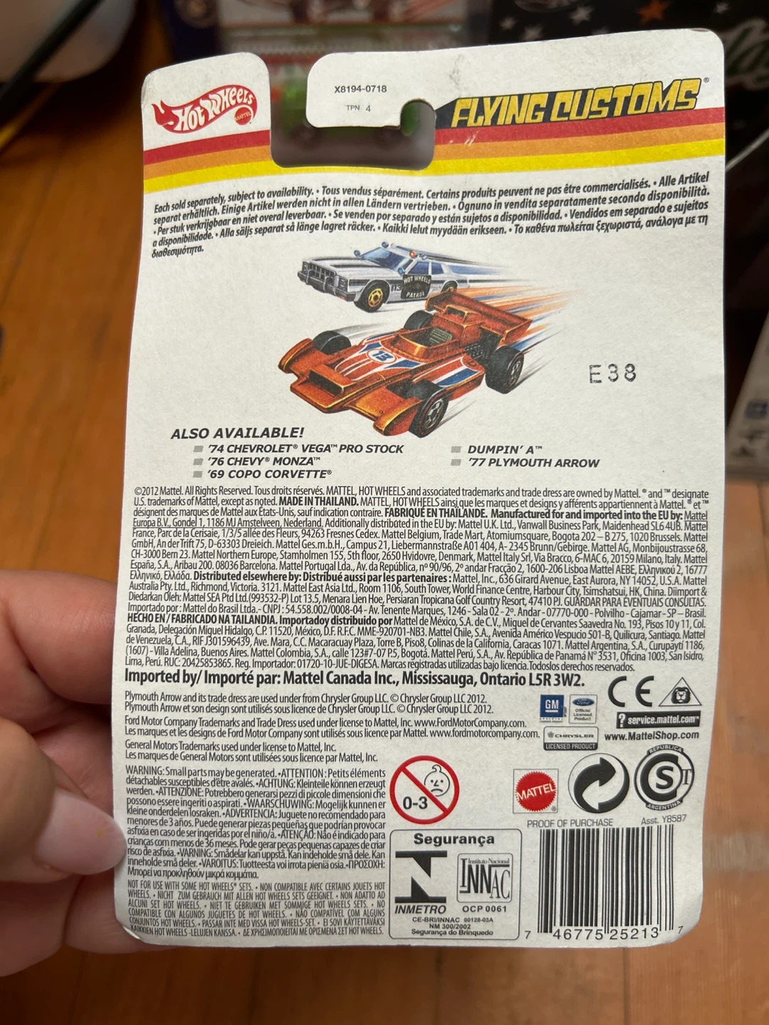 Hot Wheels Flying Customs '69 COPO Corvette - photo 3