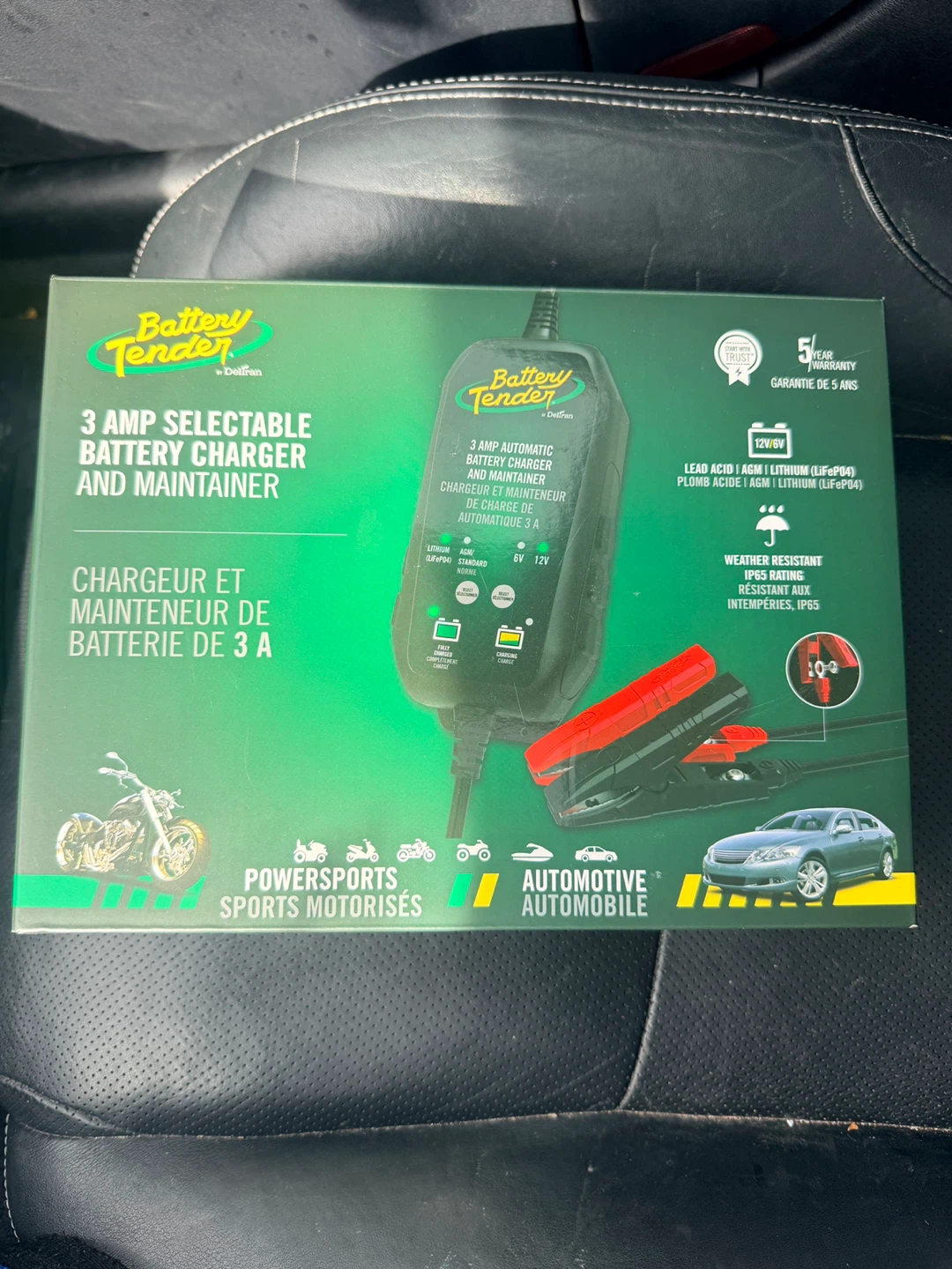 Battery Tender 3 Amp Automatic Battery Charger