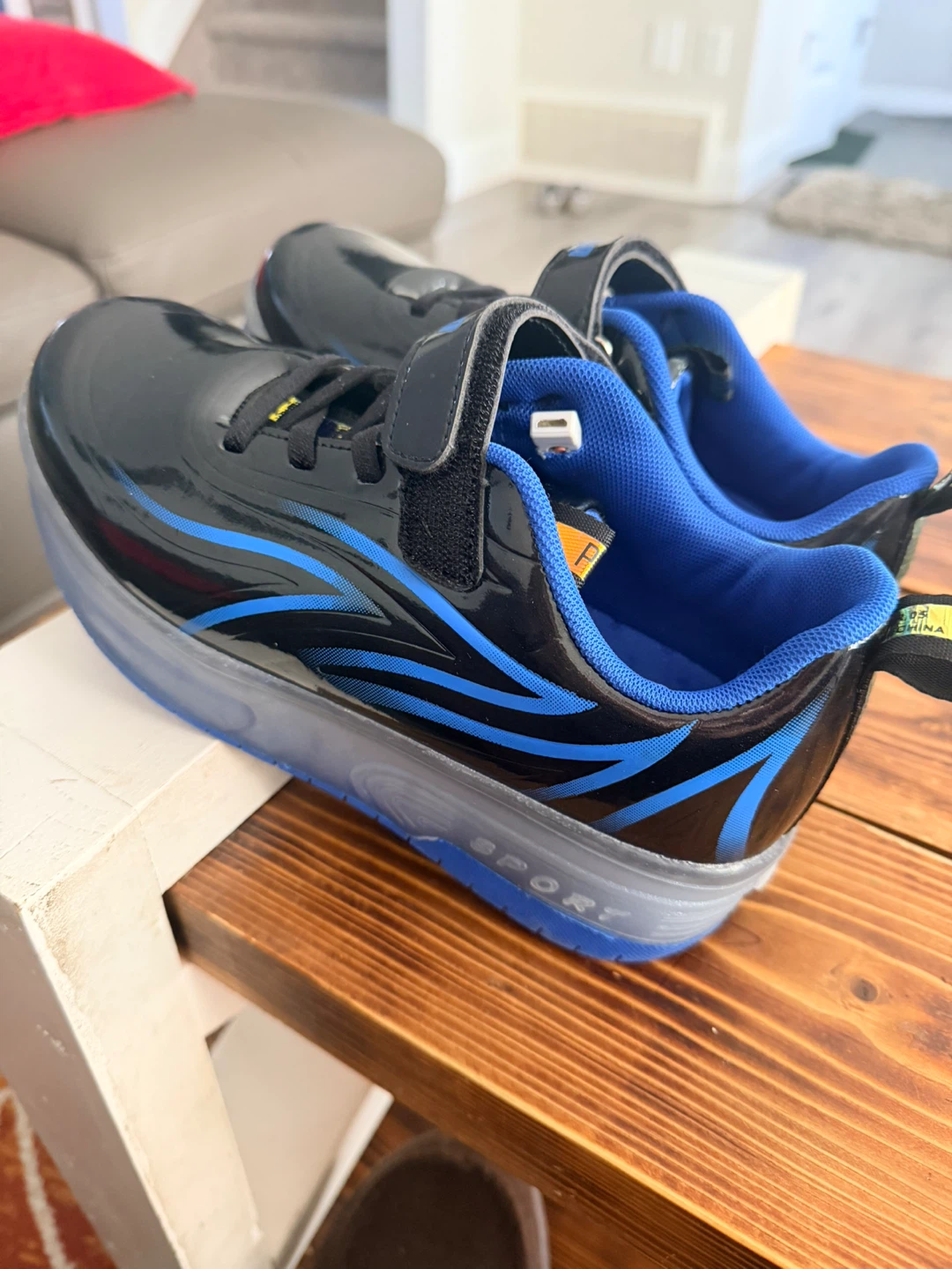 Heelys Roller Shoes - Size Youth 13 - Black/Blue ( Brand new) - photo 4