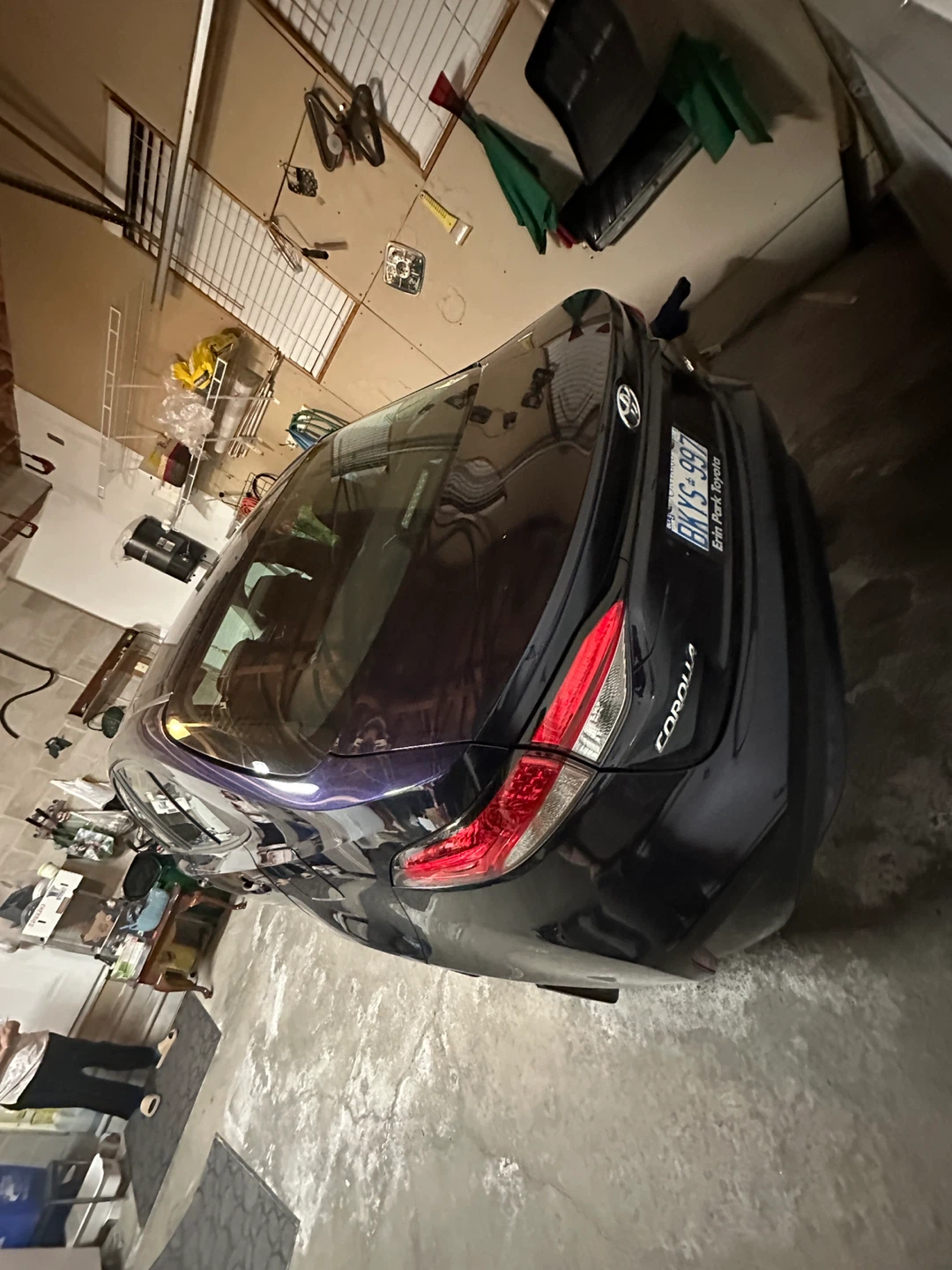 Dark Blue Toyota Corolla