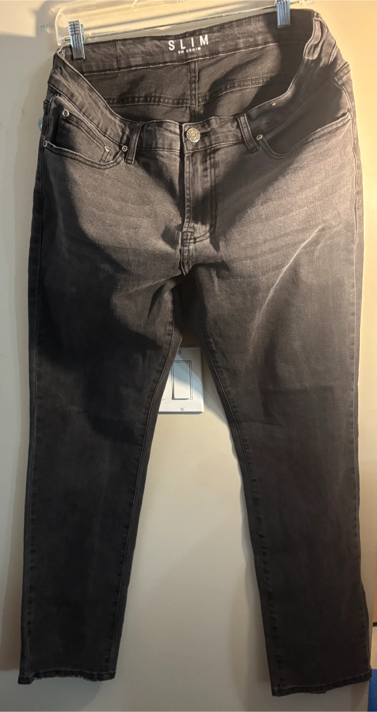 UK DENIM SLIM Fit Jeans - Black - W34 L32 - photo 2