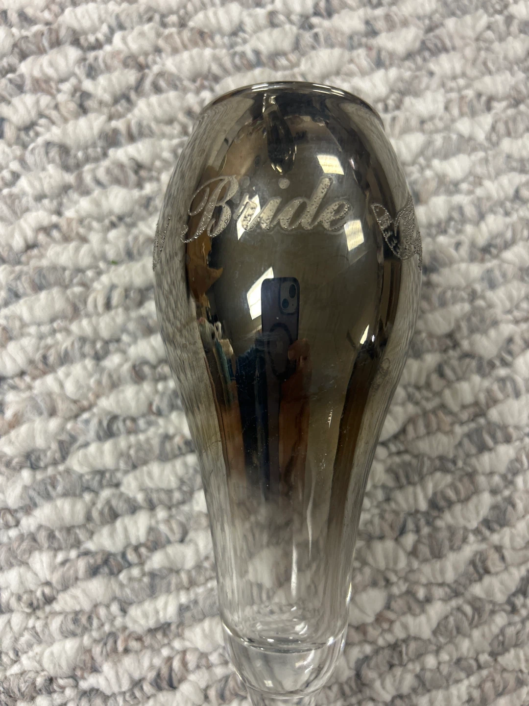 Bride and Groom Champagne Flutes Set - photo 3