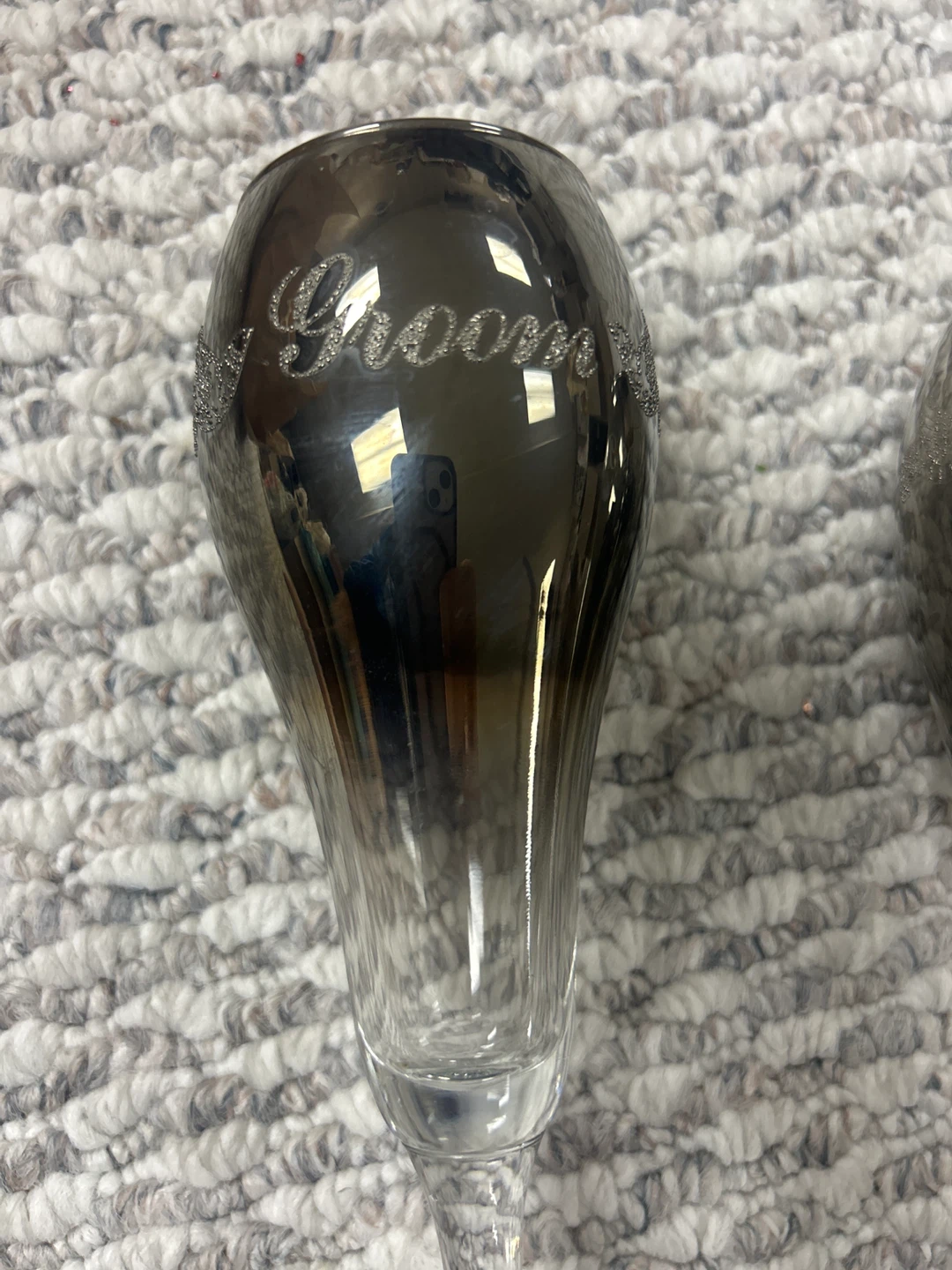 Bride and Groom Champagne Flutes Set - photo 4