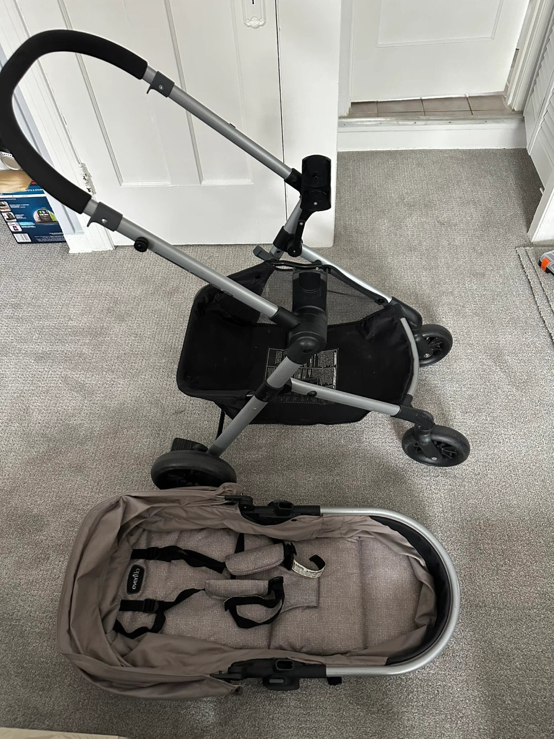 Evenflo Stroller with Bassinet Attachment