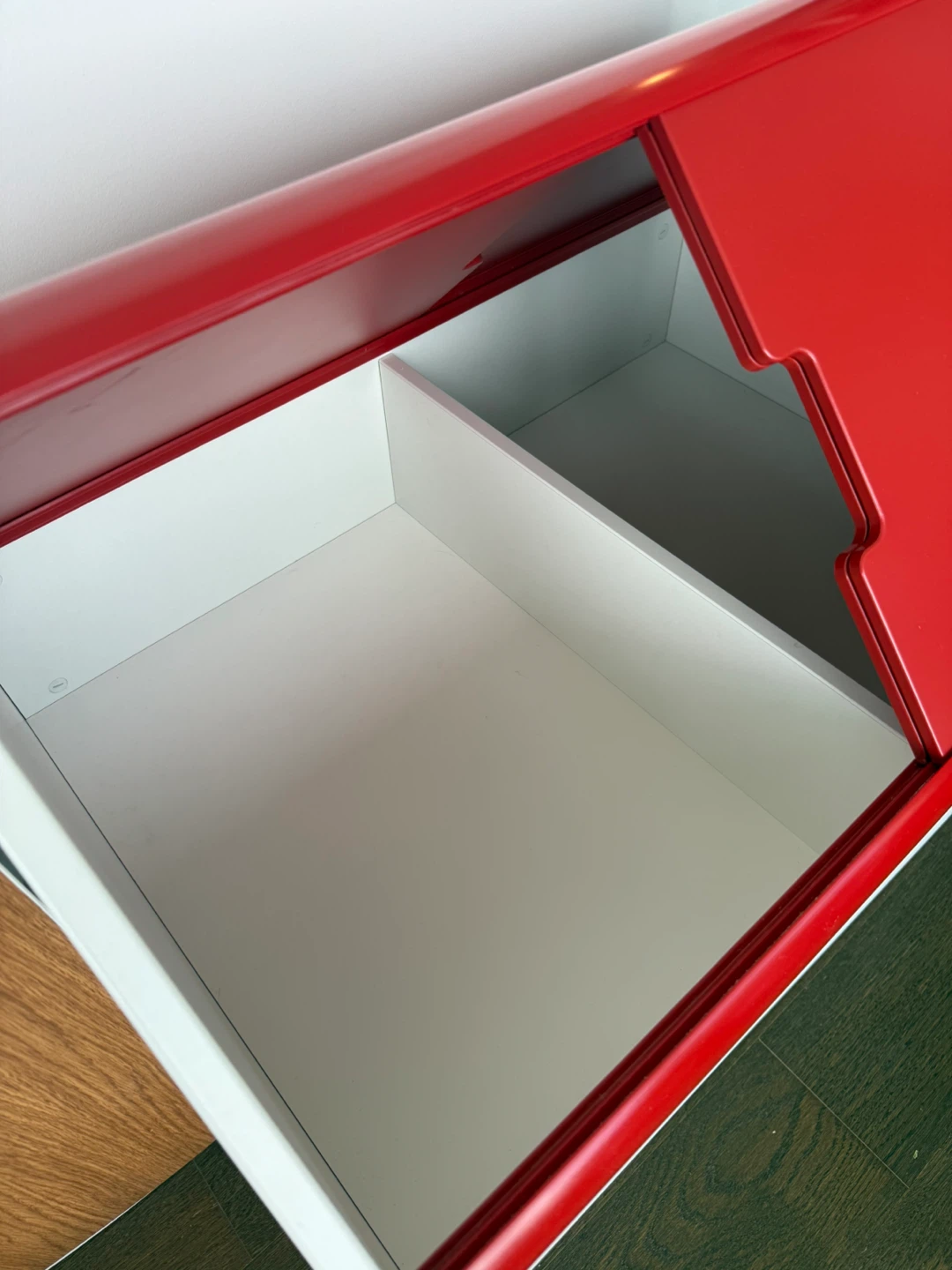 IKEA VITBJÖRN Storage Unit with Drawer White/Red - photo 5