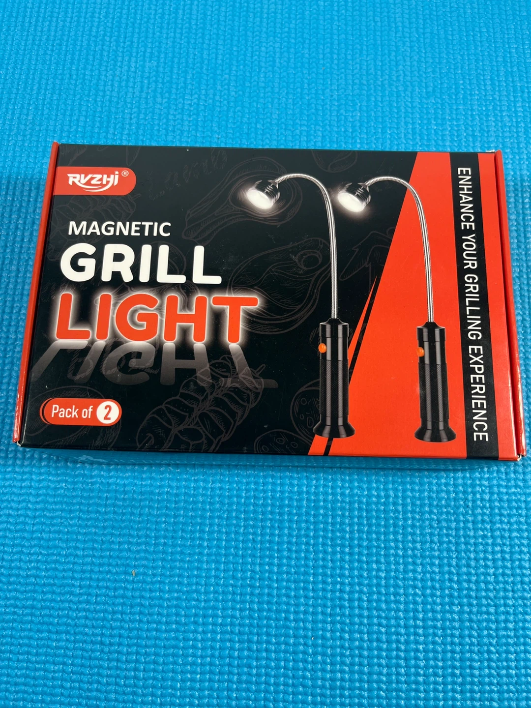 RVZHI Magnetic Grill Lights - Pack of 2