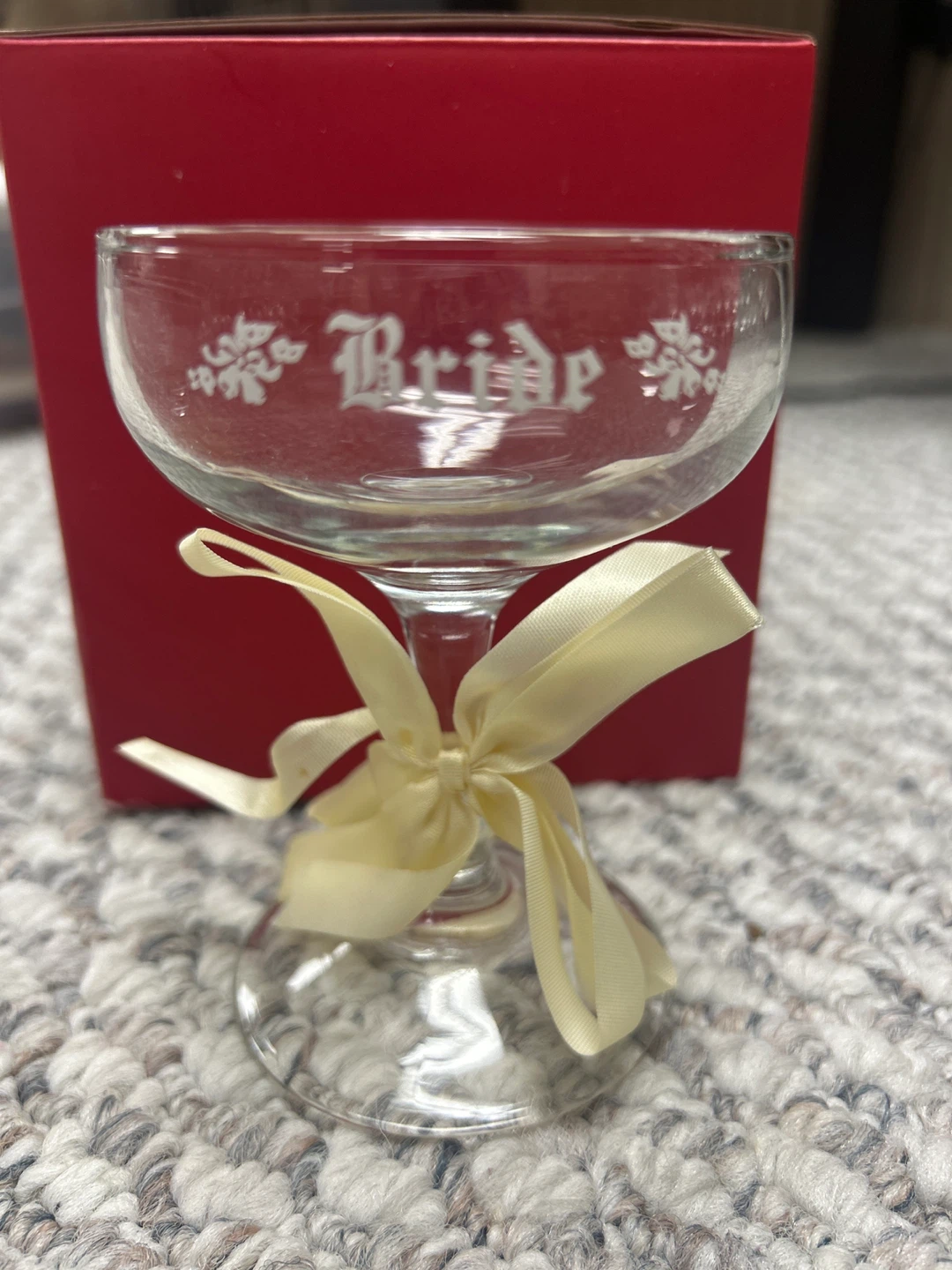 Bride and Groom Champagne Coupe Glasses - photo 3