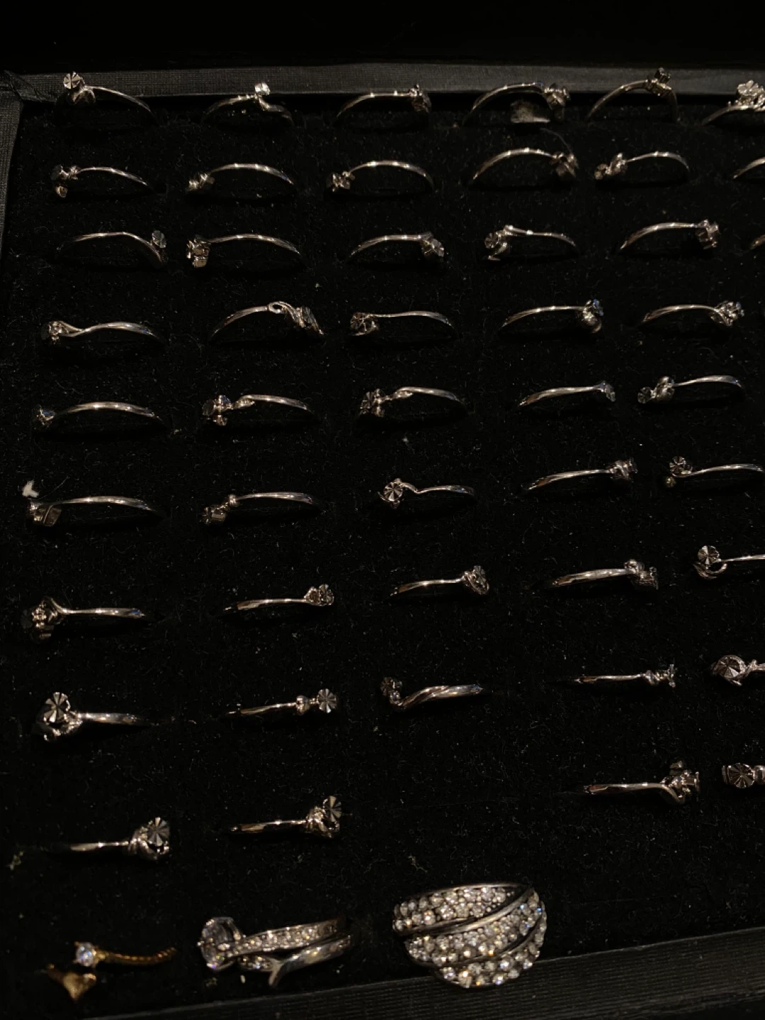 Various silver rings multiple designs - photo 3