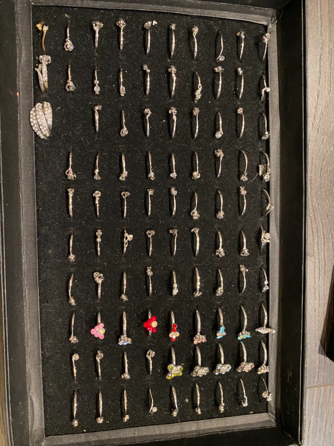 Various silver rings multiple designs