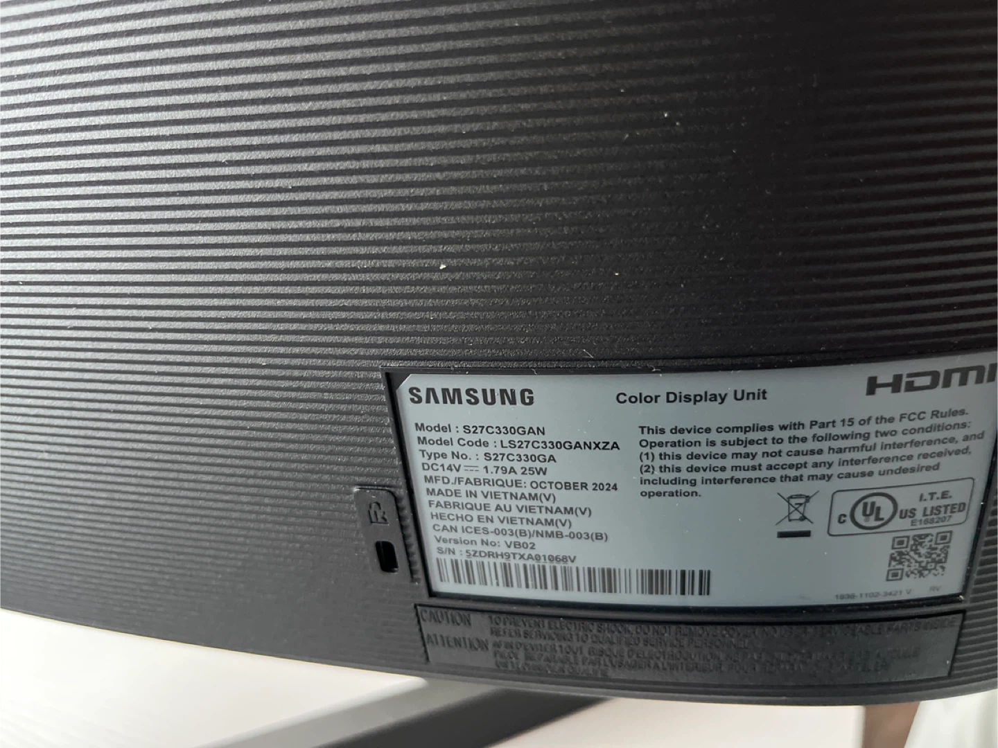 Samsung S27C330GAN 27" Monitor - photo 2