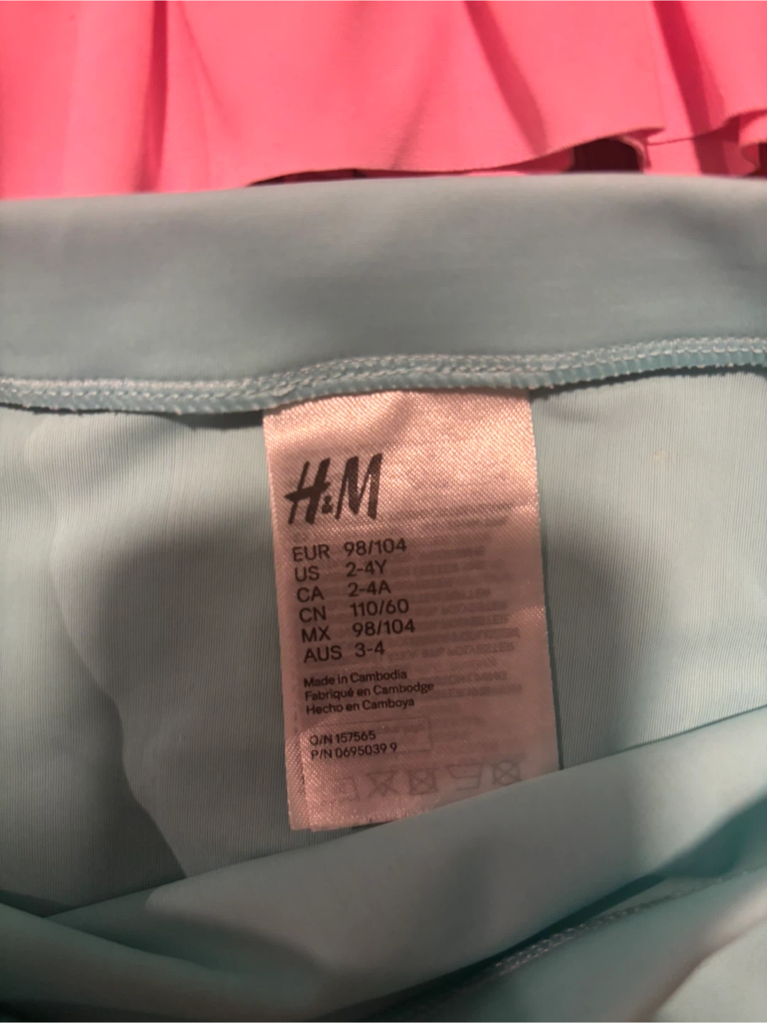 H&M Girls' Swimsuit Set - Elsa & Unicorn - 2-4Y - photo 2