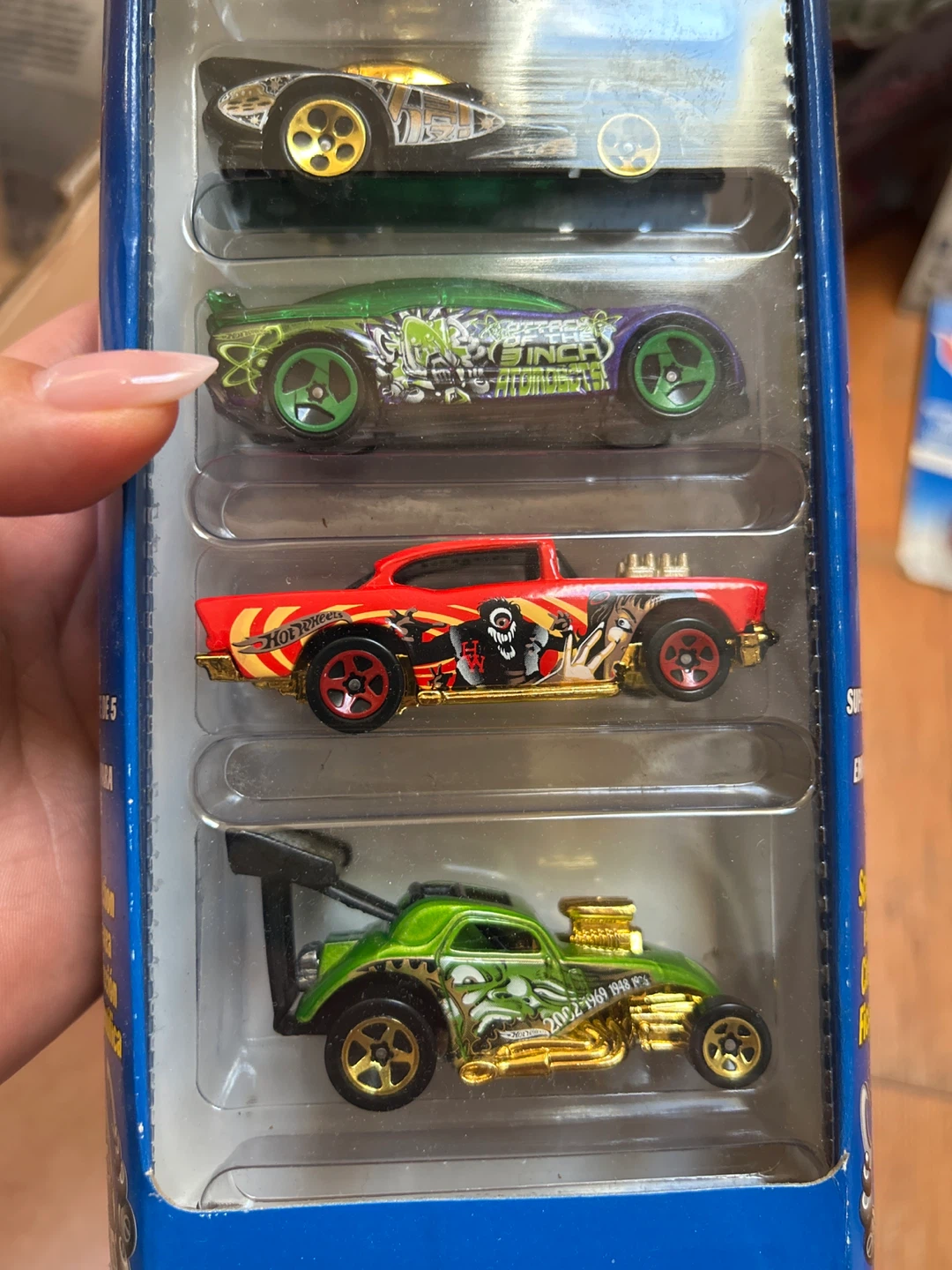 Hot Wheels 5-Car Gift Pack (Sci-Fi) – Sealed Vintage Set - photo 3