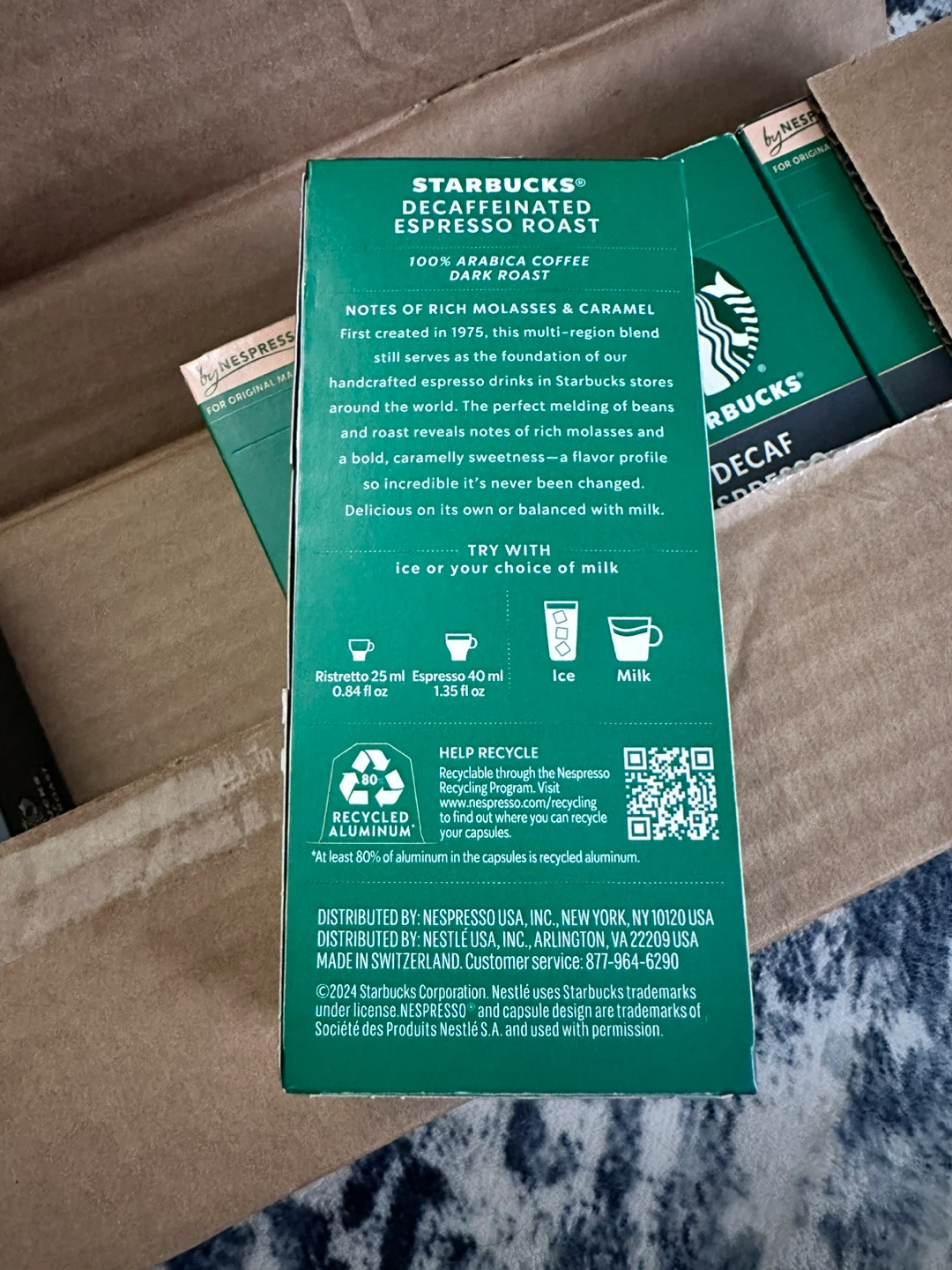 Starbucks Decaf Espresso Roast Capsules (10 Count) - photo 2