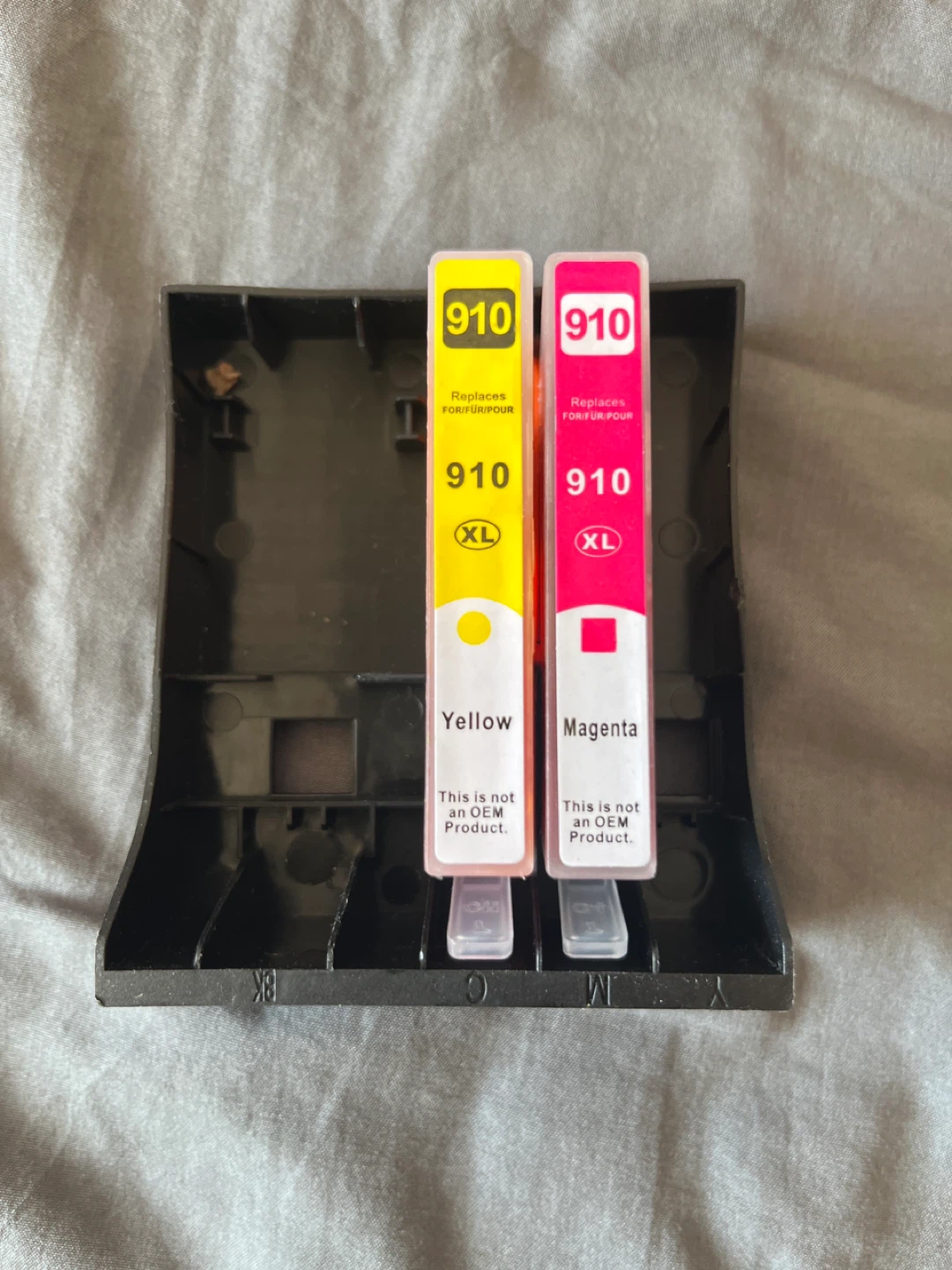 2 Ink Cartridges - Yellow & Magenta
