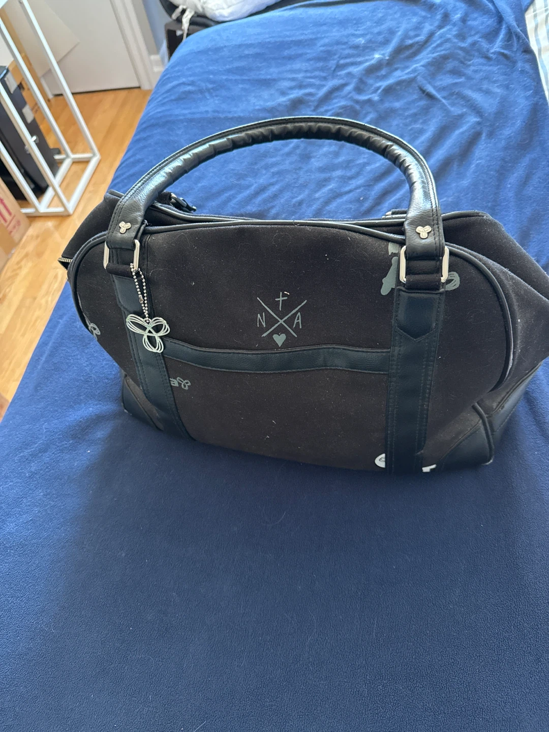 TNA Black Canvas Duffle Bag - photo 2