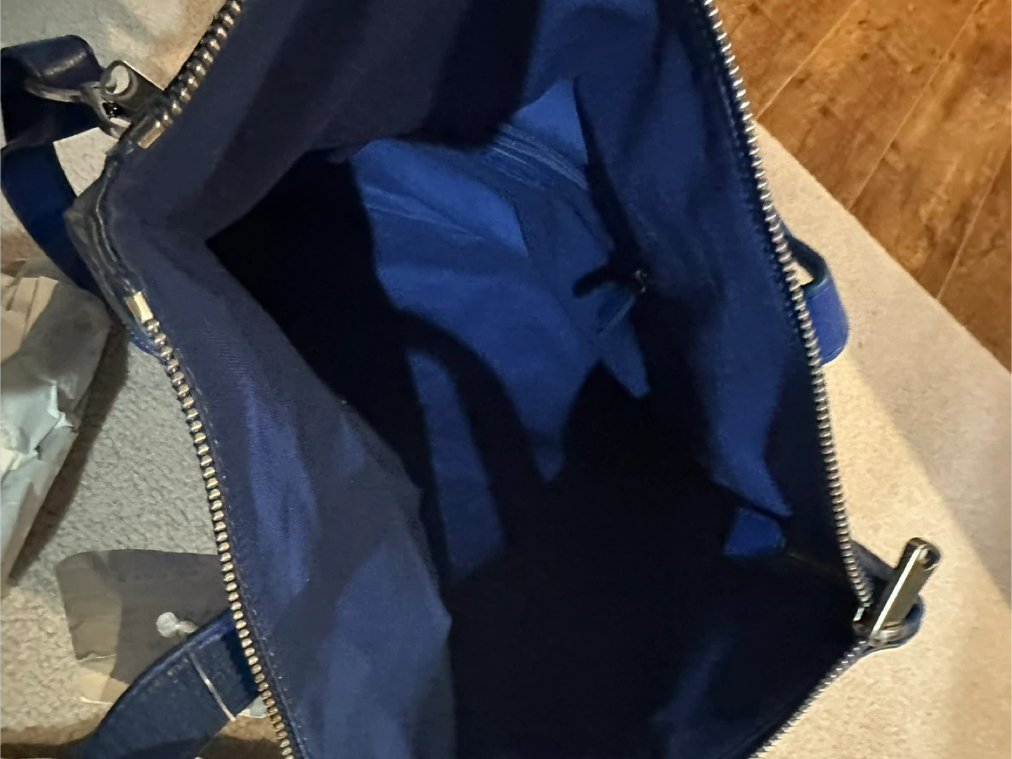 Corso Como Blue Leather Shoulder Bag - photo 2