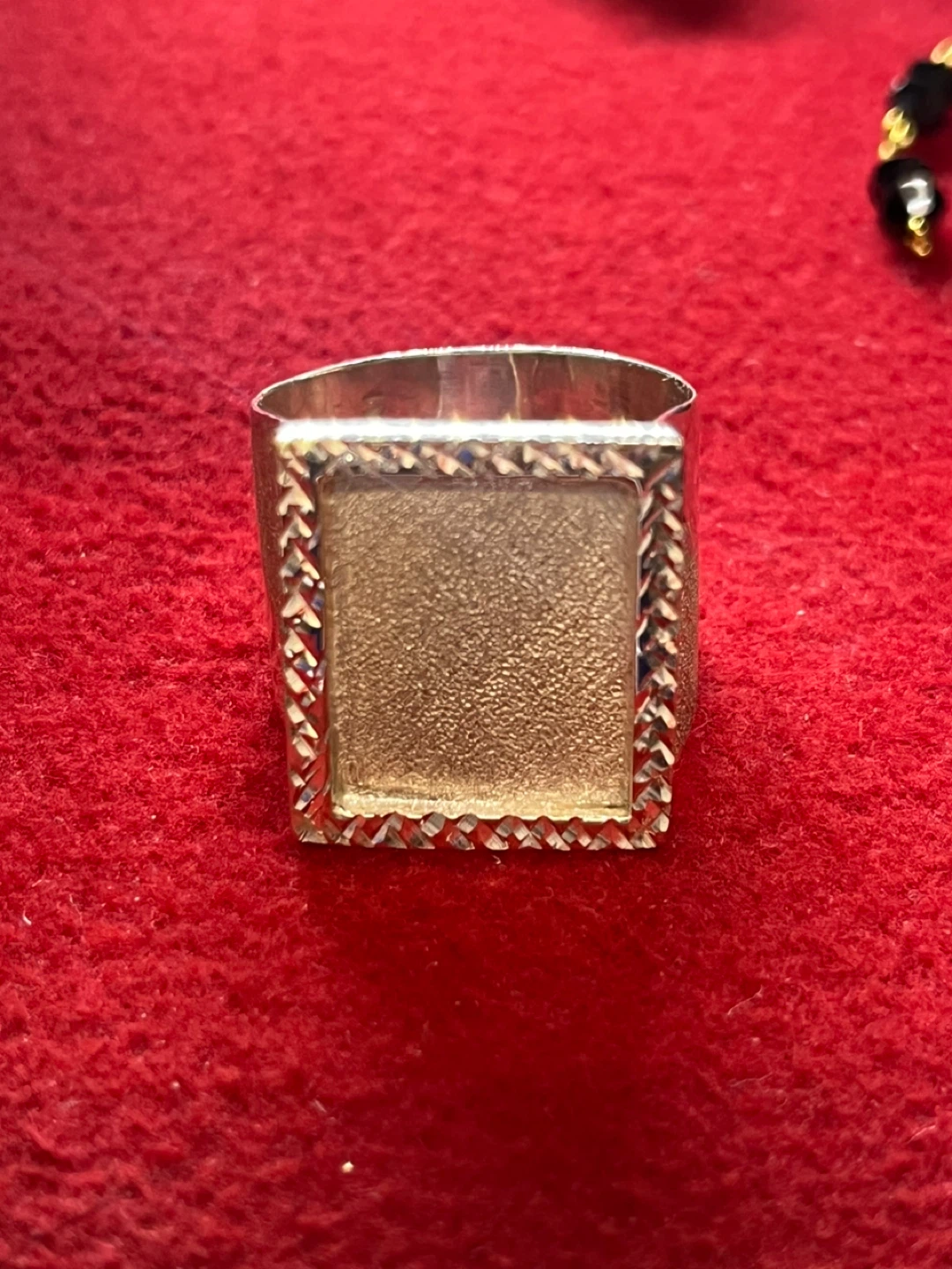 Sterling Silver Square Signet Ring - photo 4
