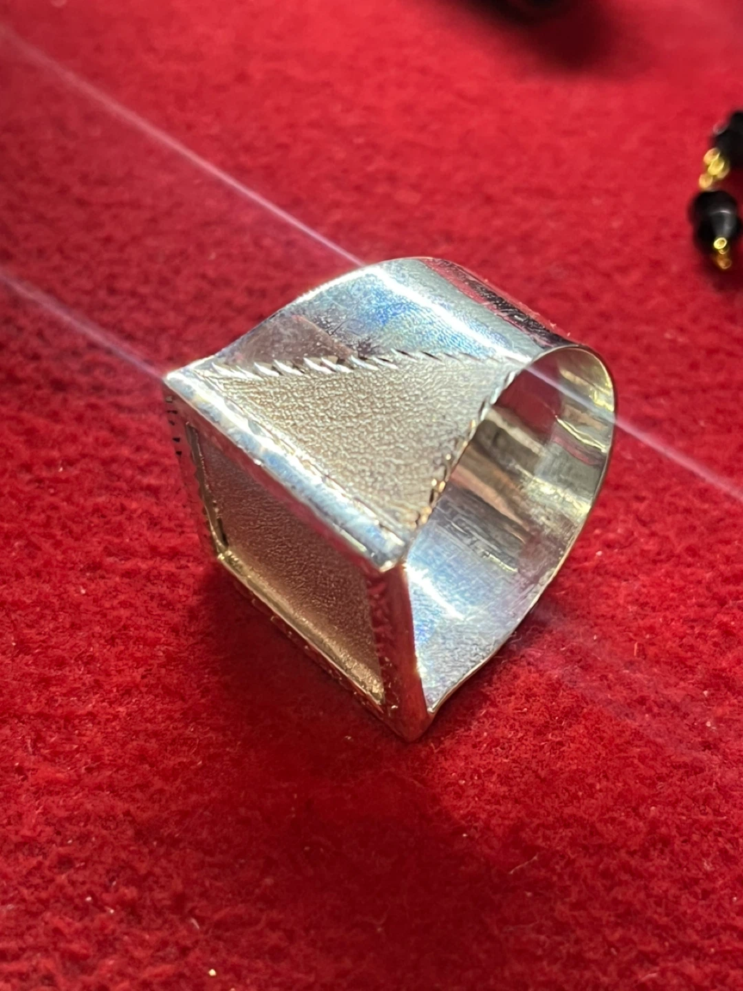 Sterling Silver Square Signet Ring - photo 3