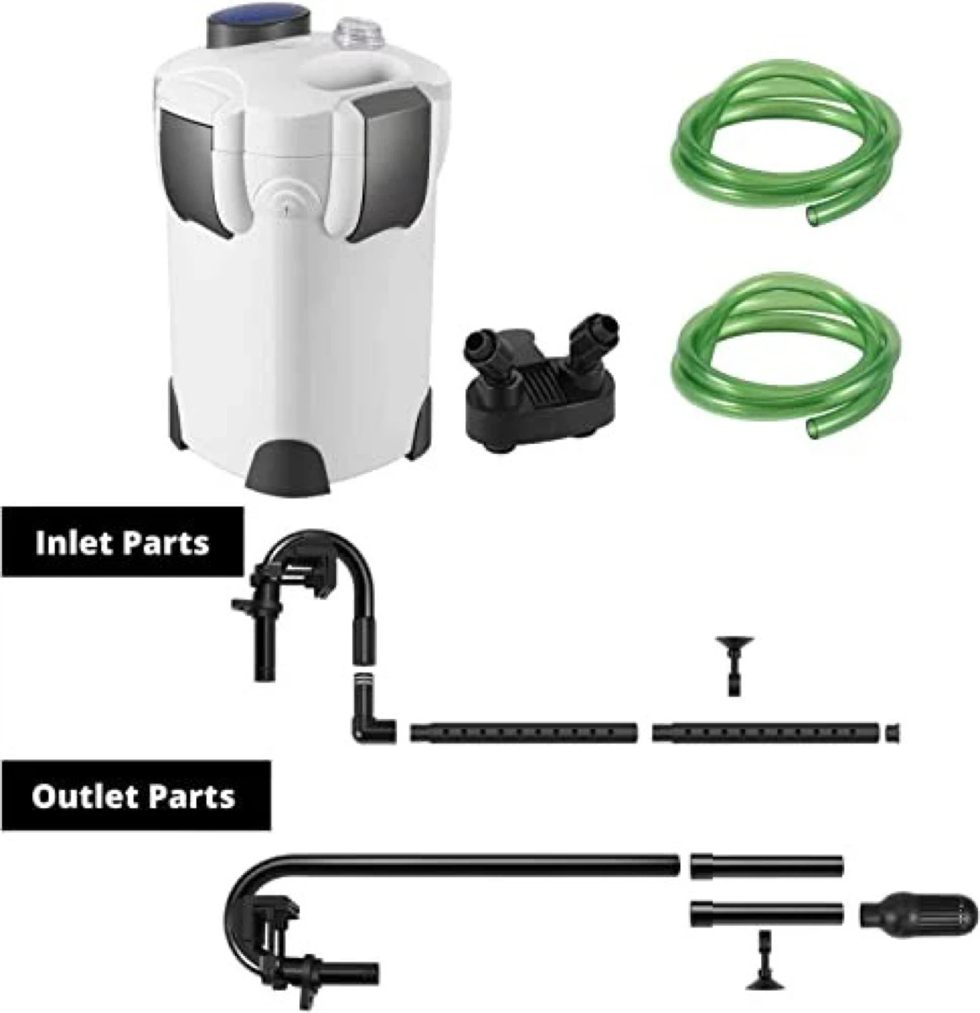 NEW SunSun HW302 Aquarium Canister Filter Complete Media Kit - photo 5