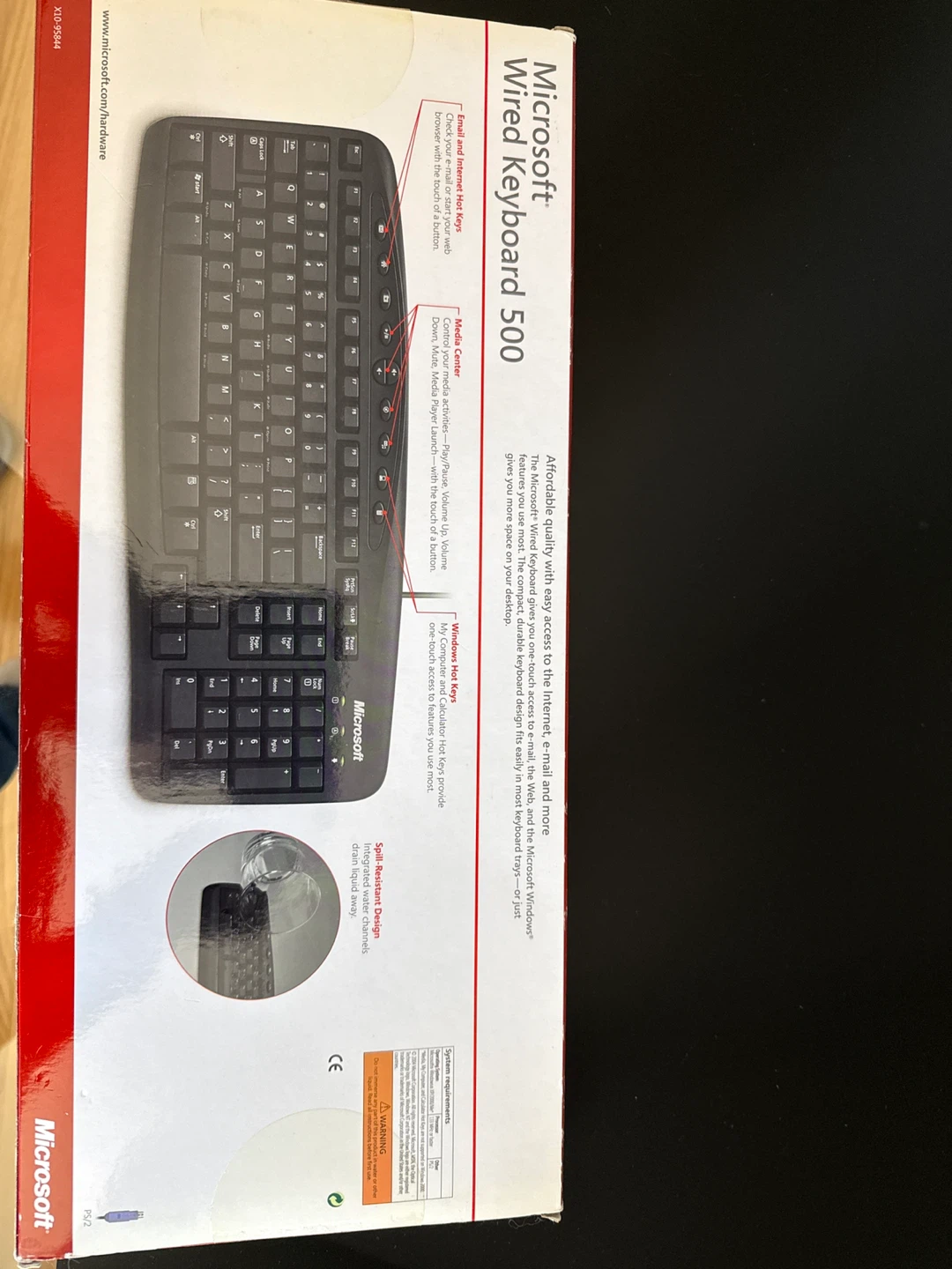 🥕 Microsoft Wired Keyboard 500 - photo 2